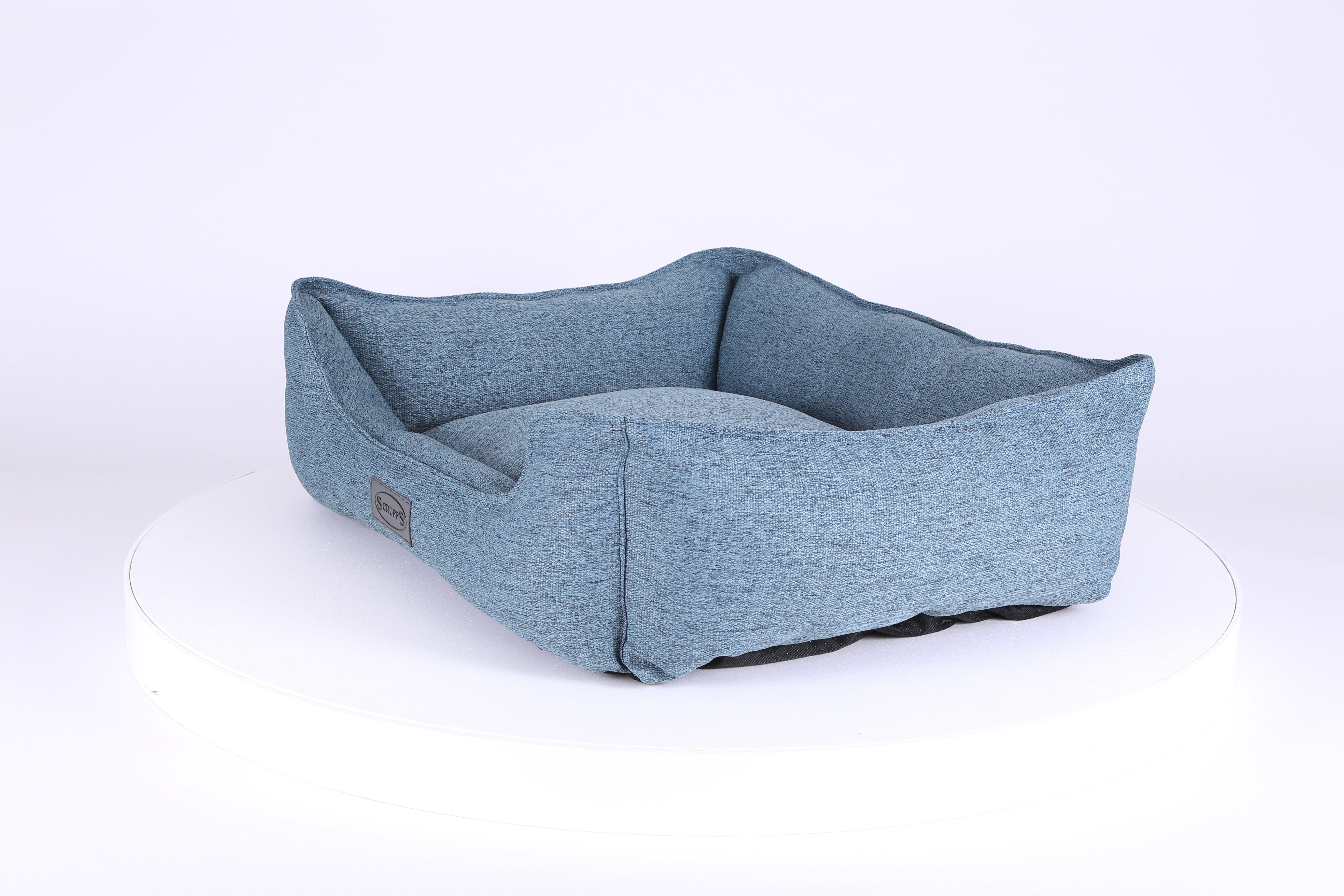 Manhattan Box Bed - Denim Blue Dog Bed Scruffs® 