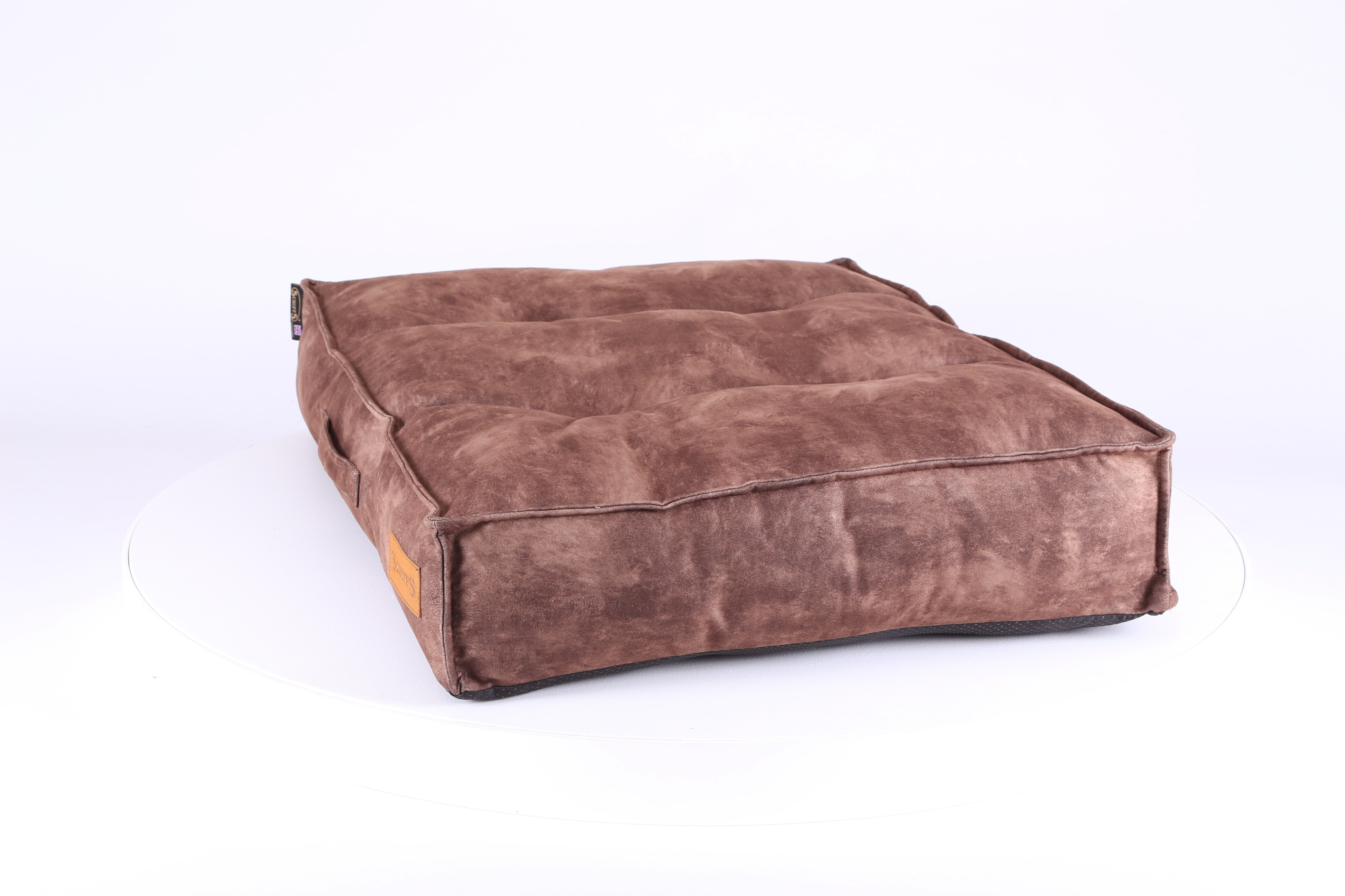 Kensington Mattress - Chocolate Dog Bed Scruffs® 