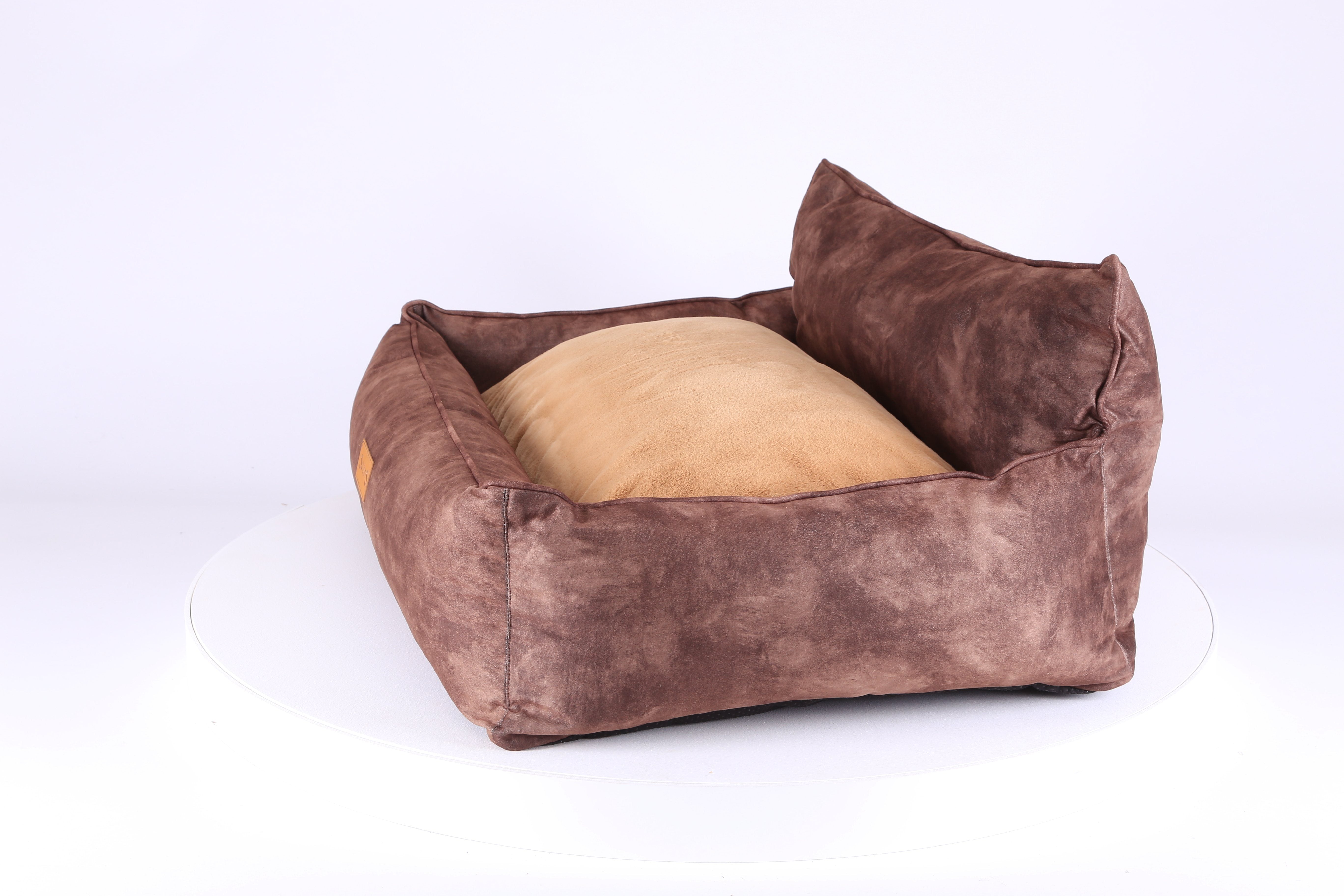 Kensington Box Bed - Chocolate Dog Bed Scruffs® 