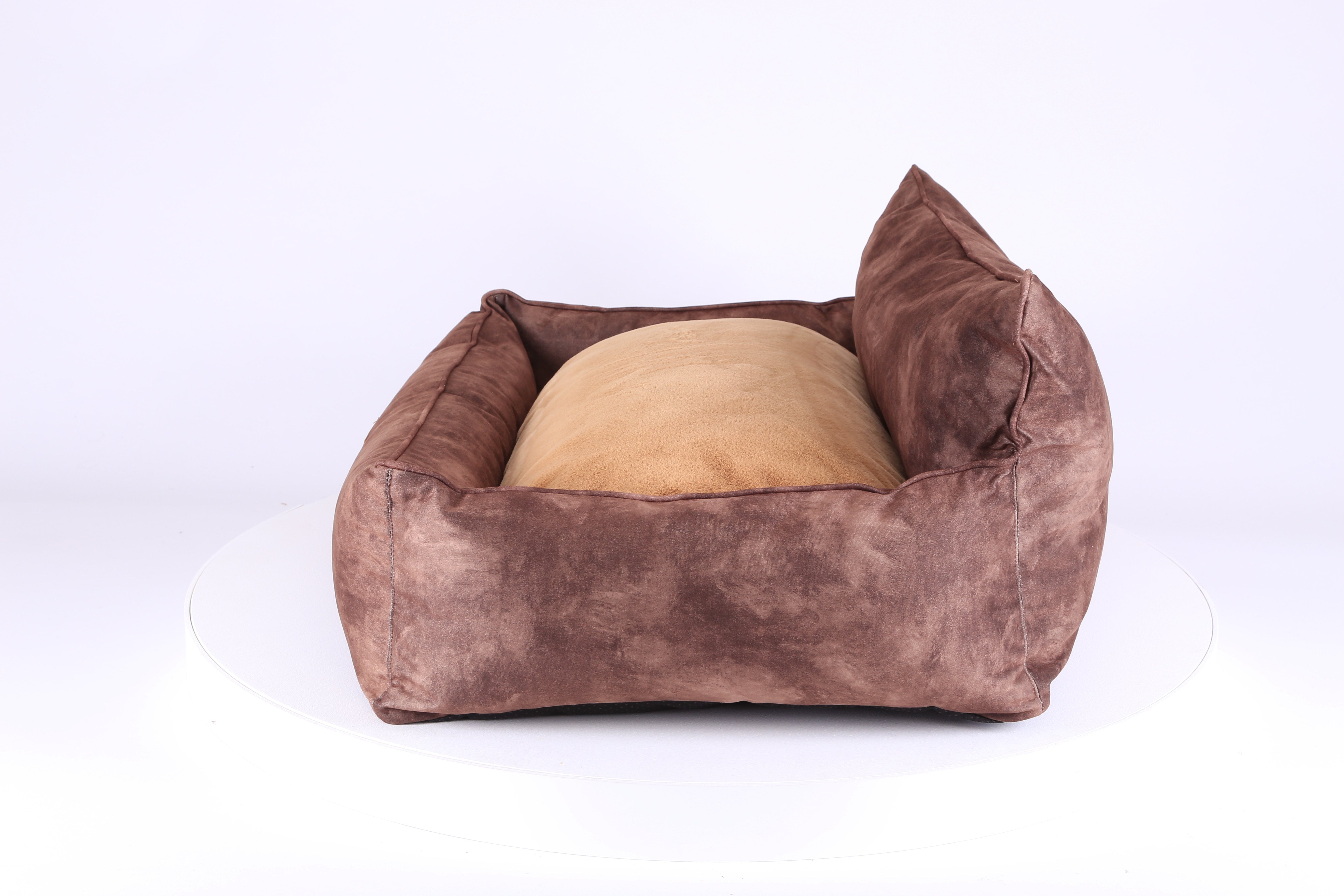 Kensington Box Bed - Chocolate Dog Bed Scruffs® 