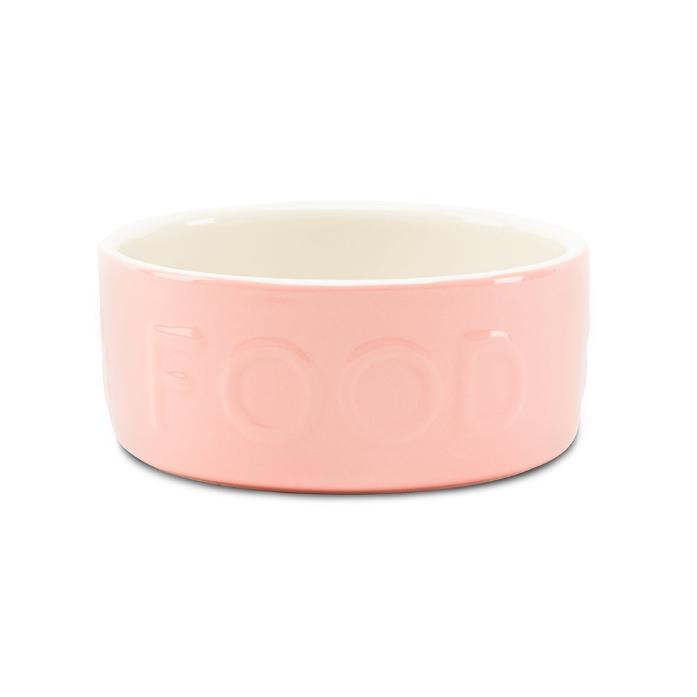 Scruffs Classic Dog Food Bowl - Pink Scruffs 19 x 19 x 8.5cm | 1.6L 