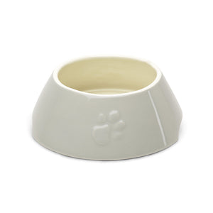 Scruffs Icon Long Eared Dog Food & Water Bowl - Light Grey Scruffs 