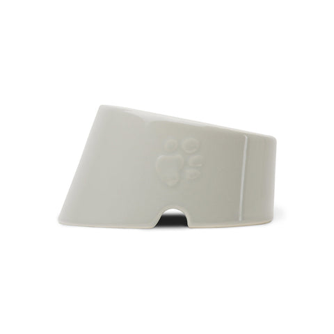 Scruffs Icon Flat Faced Dog Bowl - Light Grey Scruffs 