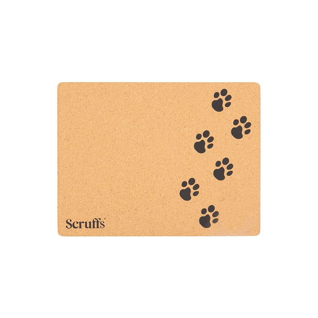 Cork Pet Placemat 40 x 30cm Paw Print