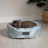 Botanical Ring Bed - Grey Cat Bed Scruffs® 