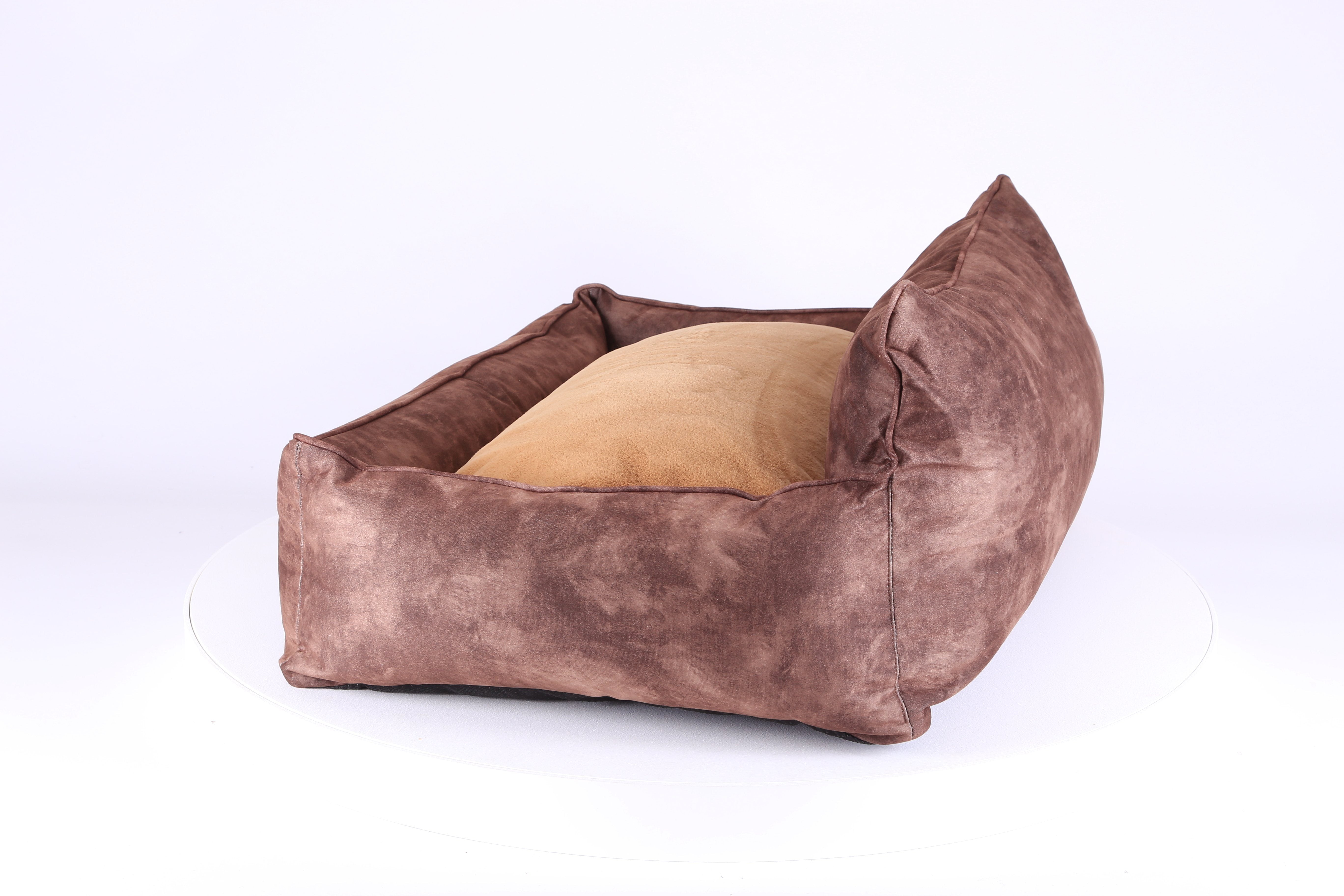 Kensington Box Bed - Chocolate Dog Bed Scruffs® 