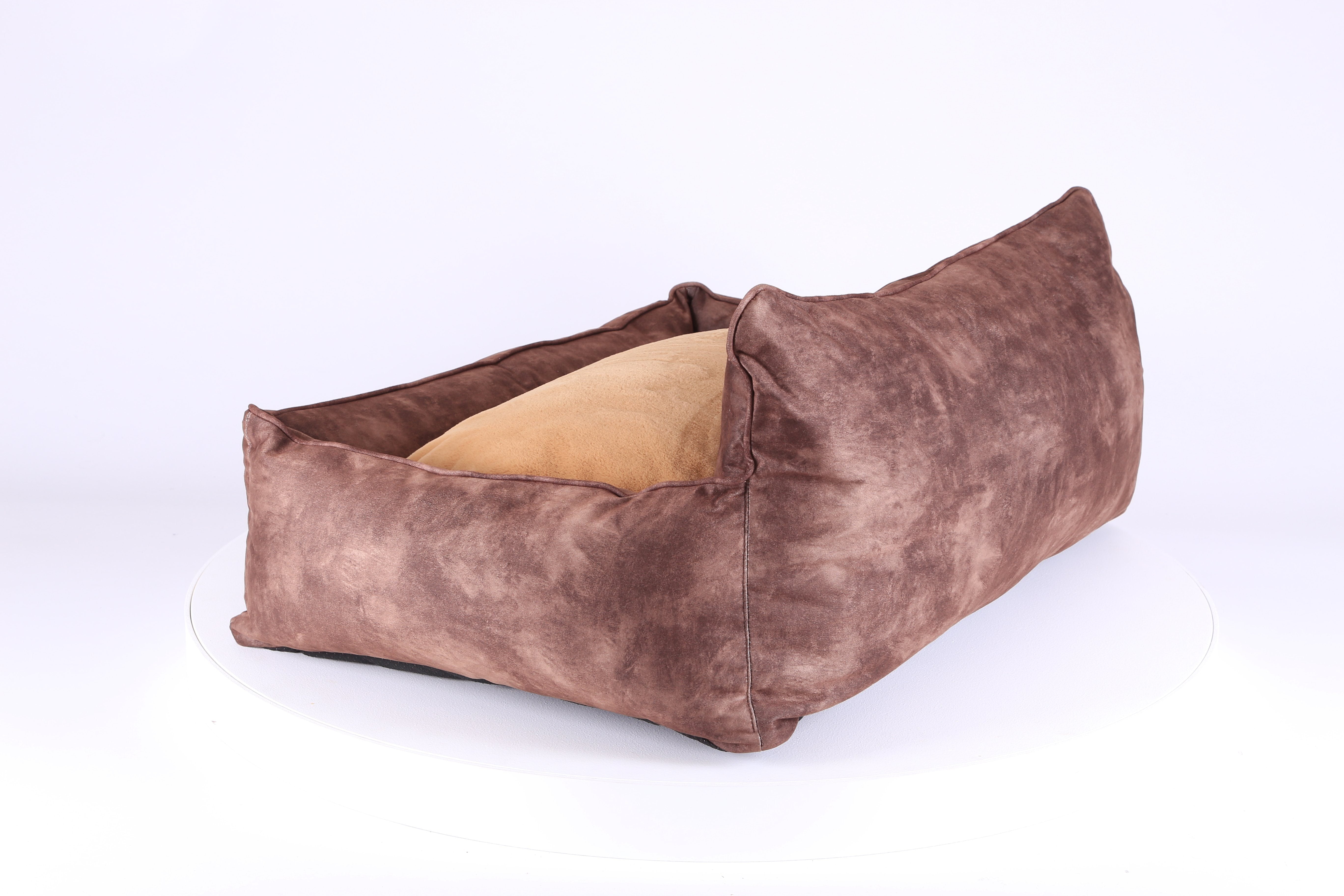Kensington Box Bed - Chocolate Dog Bed Scruffs® 