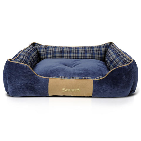 Highland Box Bed - Blue Dog Bed Scruffs® 