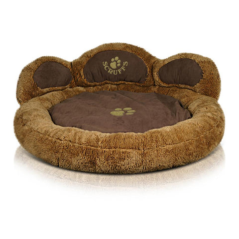 Grizzly Bear Dog Bed - Brown Bear Dog Bed Scruffs® 