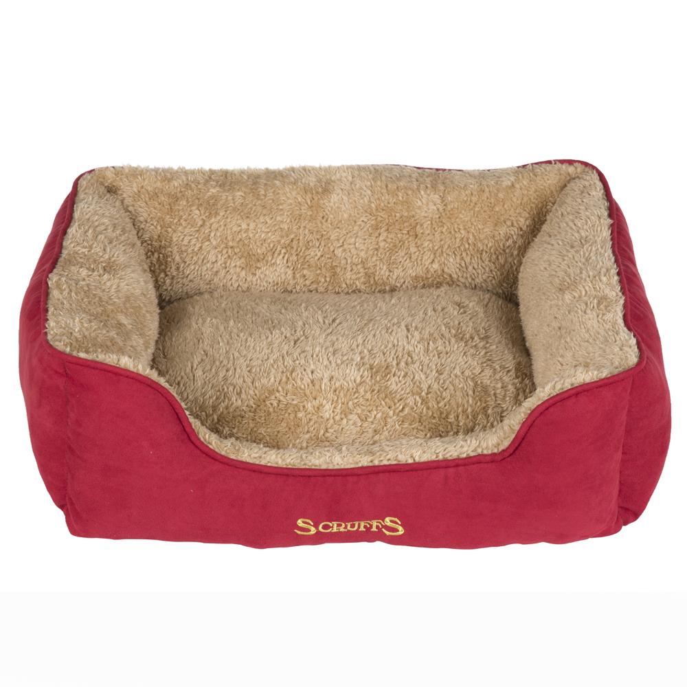 Cosy Soft-Walled Dog Bed - Burgundy Dog Bed Scruffs® 