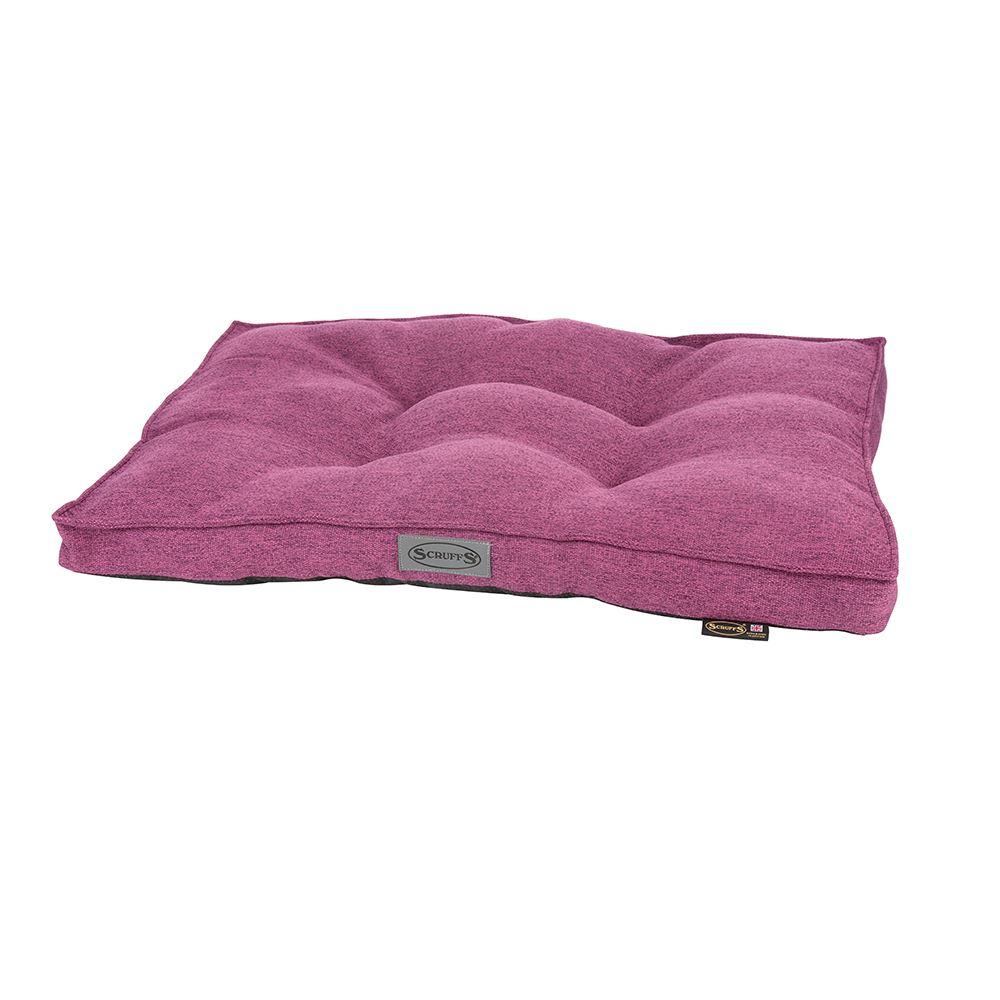 Manhattan Mattress - Berry Purple Dog Bed Scruffs® Large (100 x 70cm / 39" x 27.5") 