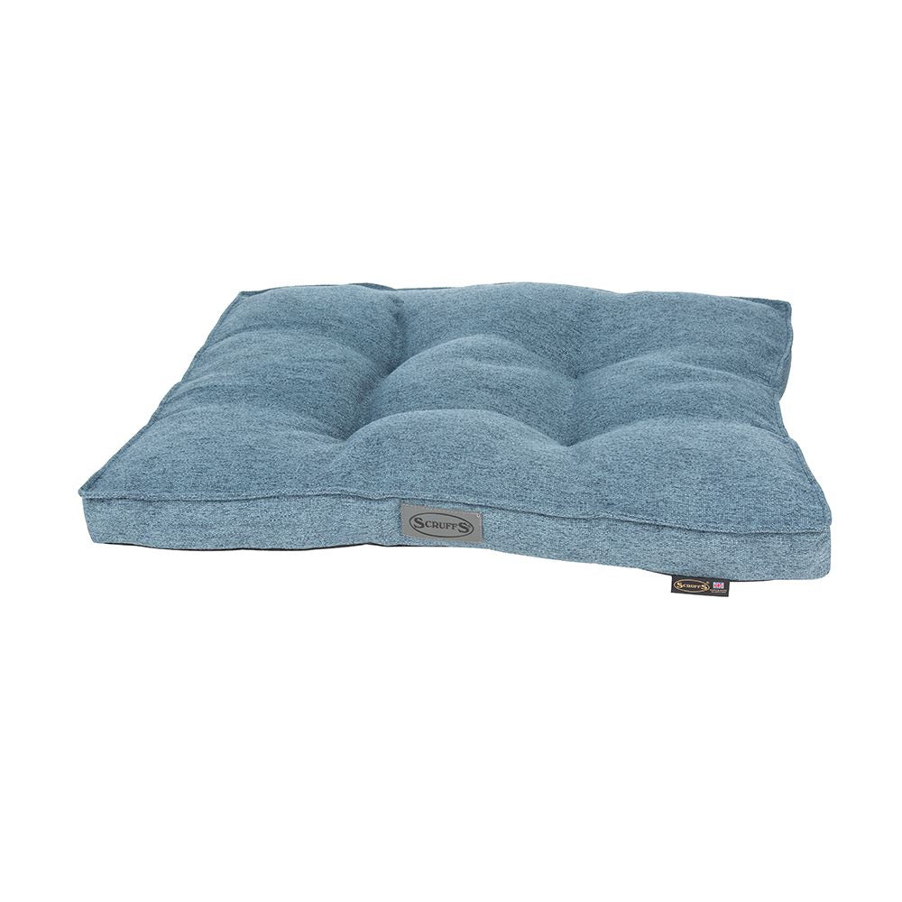 Manhattan Mattress - Denim Blue Dog Bed Scruffs® Medium (82 x 58cm / 32" x 23") 