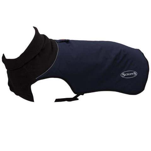 Thermal Self-Heating Dog Coat - Navy Blue Dog Jacket Scruffs® 