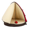TeePee Cat Bed - Pink & Chocolate Cat Bed Scruffs® 