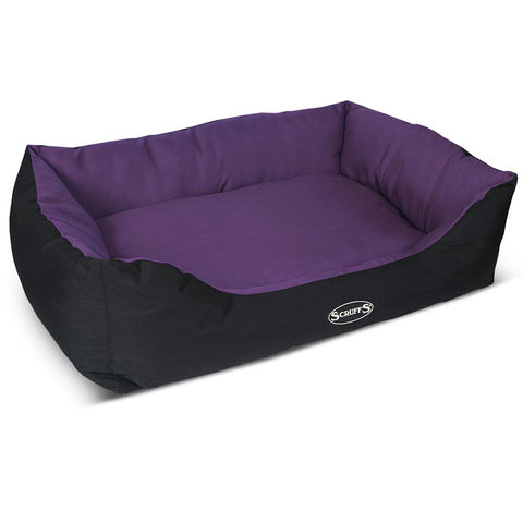Expedition Box Bed - Plum Dog Bed Scruffs® 