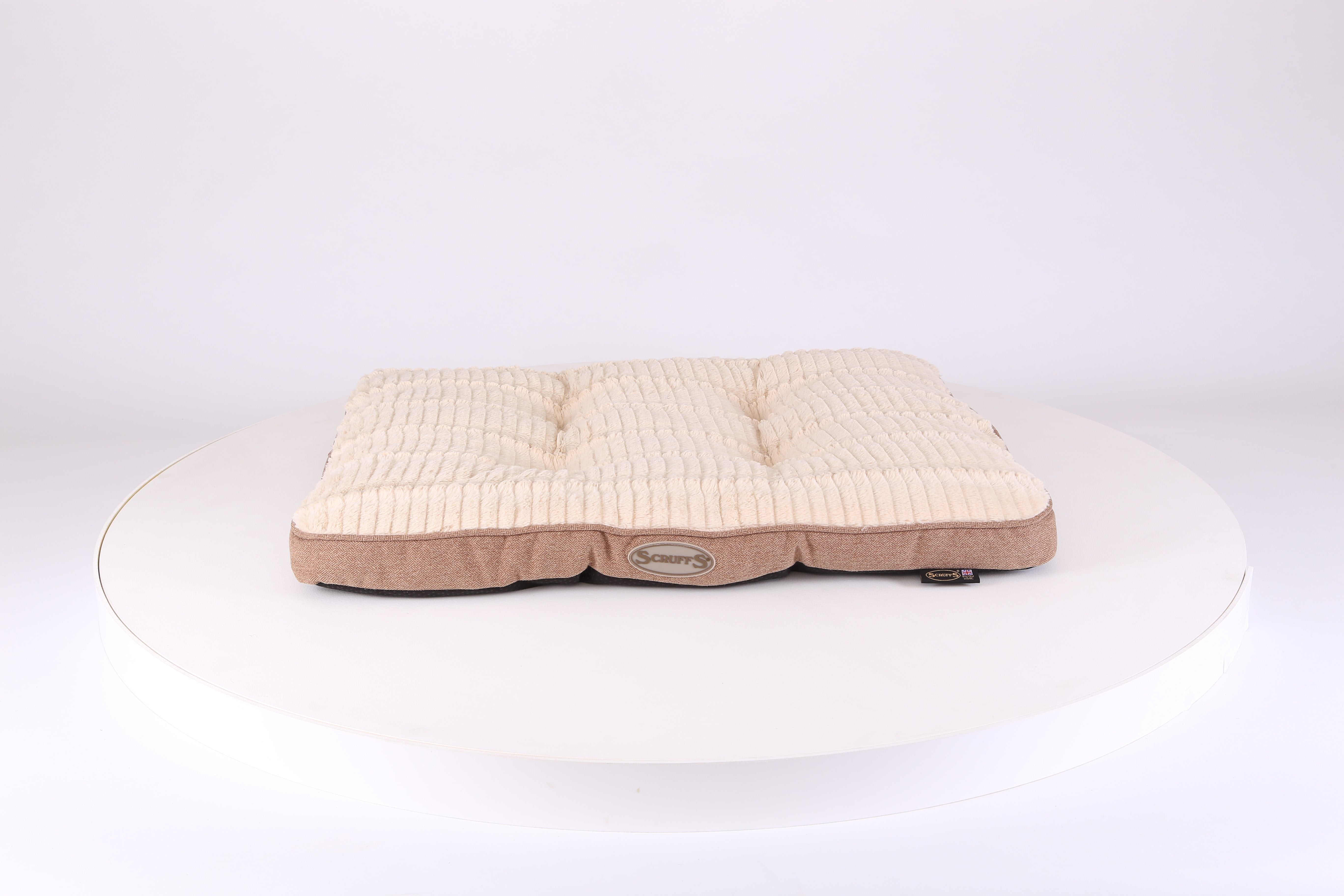 Ellen Dog Mattress - Tan Dog Bed Scruffs® 