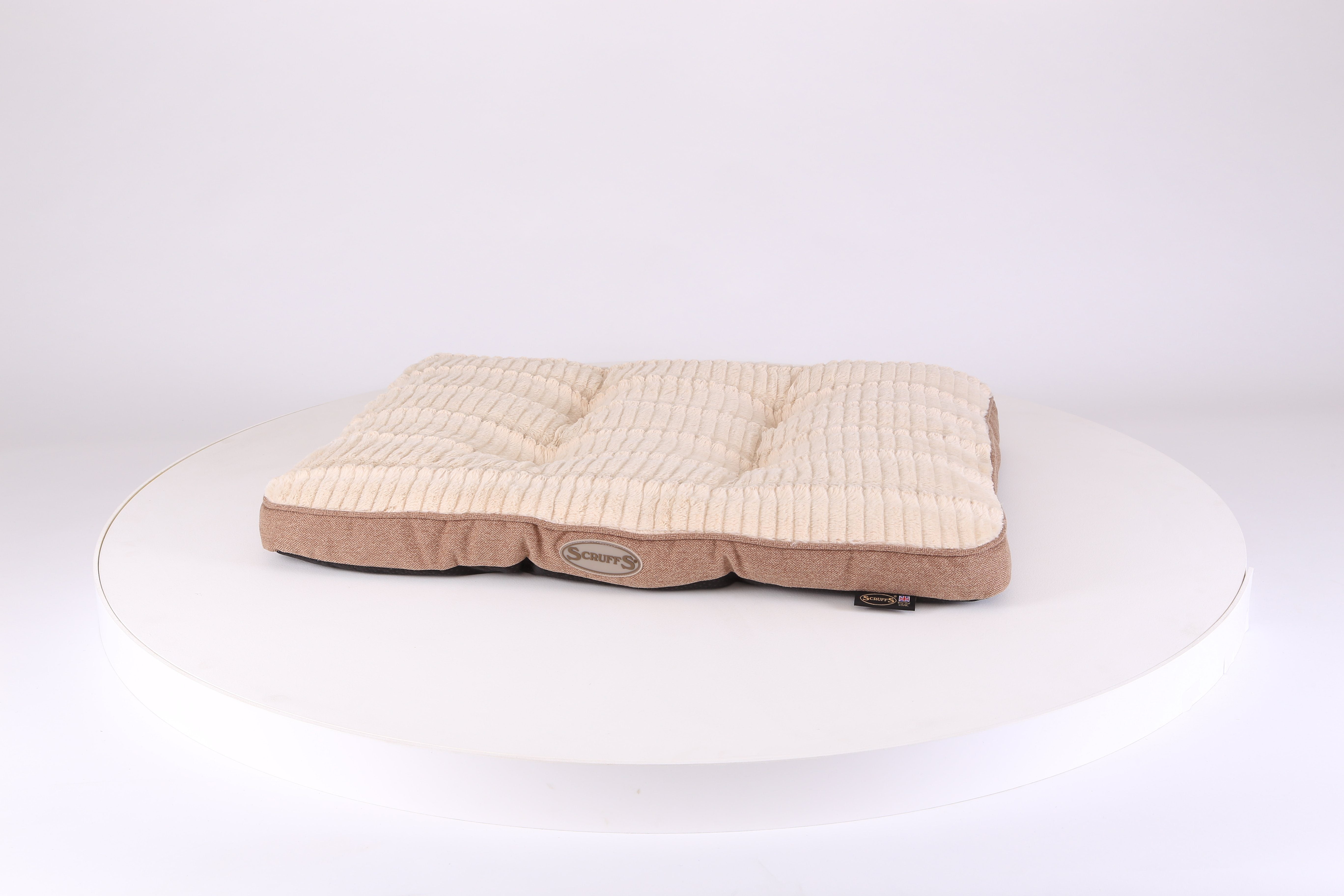 Ellen Dog Mattress - Tan Dog Bed Scruffs® 