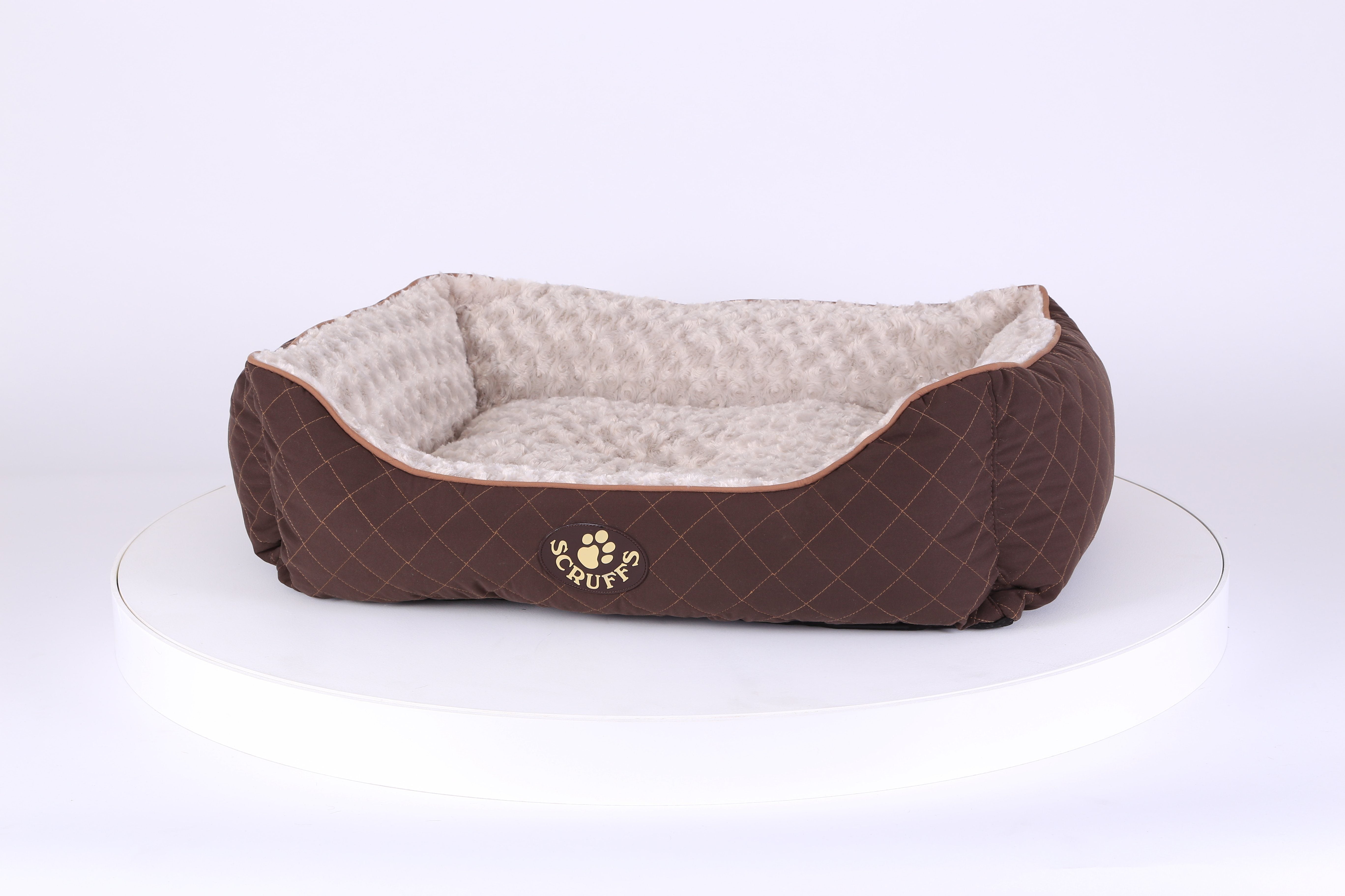 Wilton Box Dog Bed - Brown Dog Bed Scruffs® 