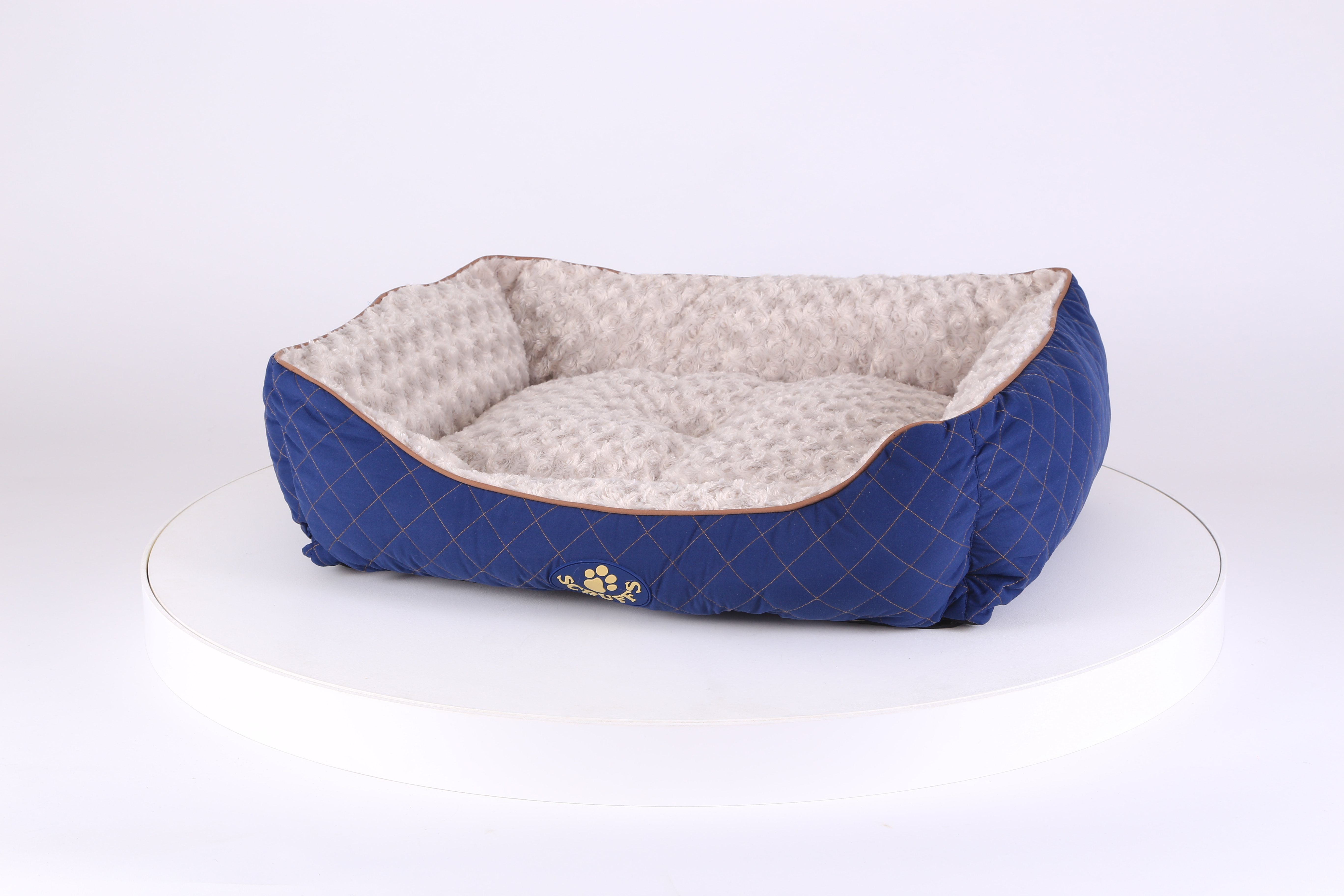 Wilton Box Dog Bed - Blue Dog Bed Scruffs® 