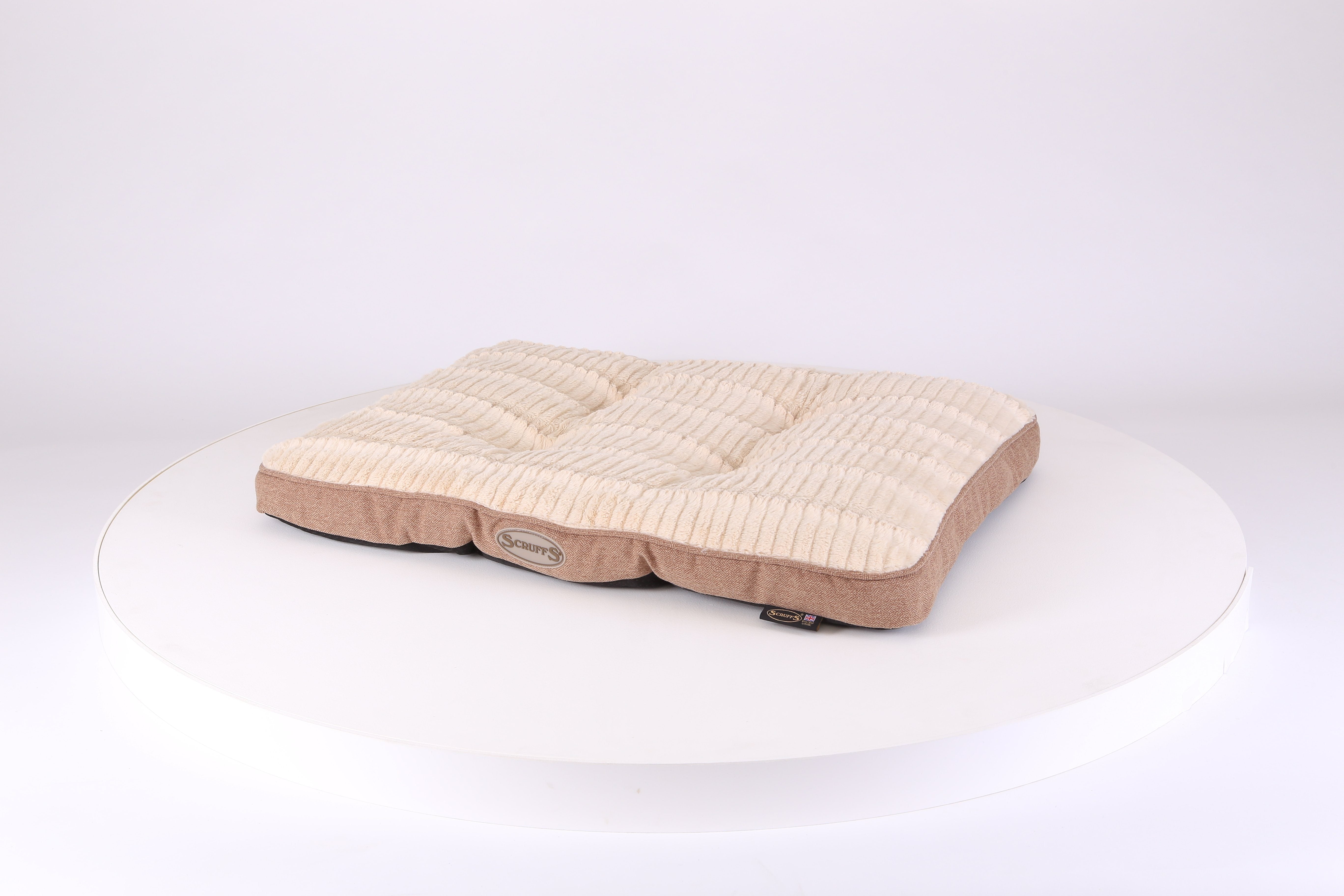 Ellen Dog Mattress - Tan Dog Bed Scruffs® 