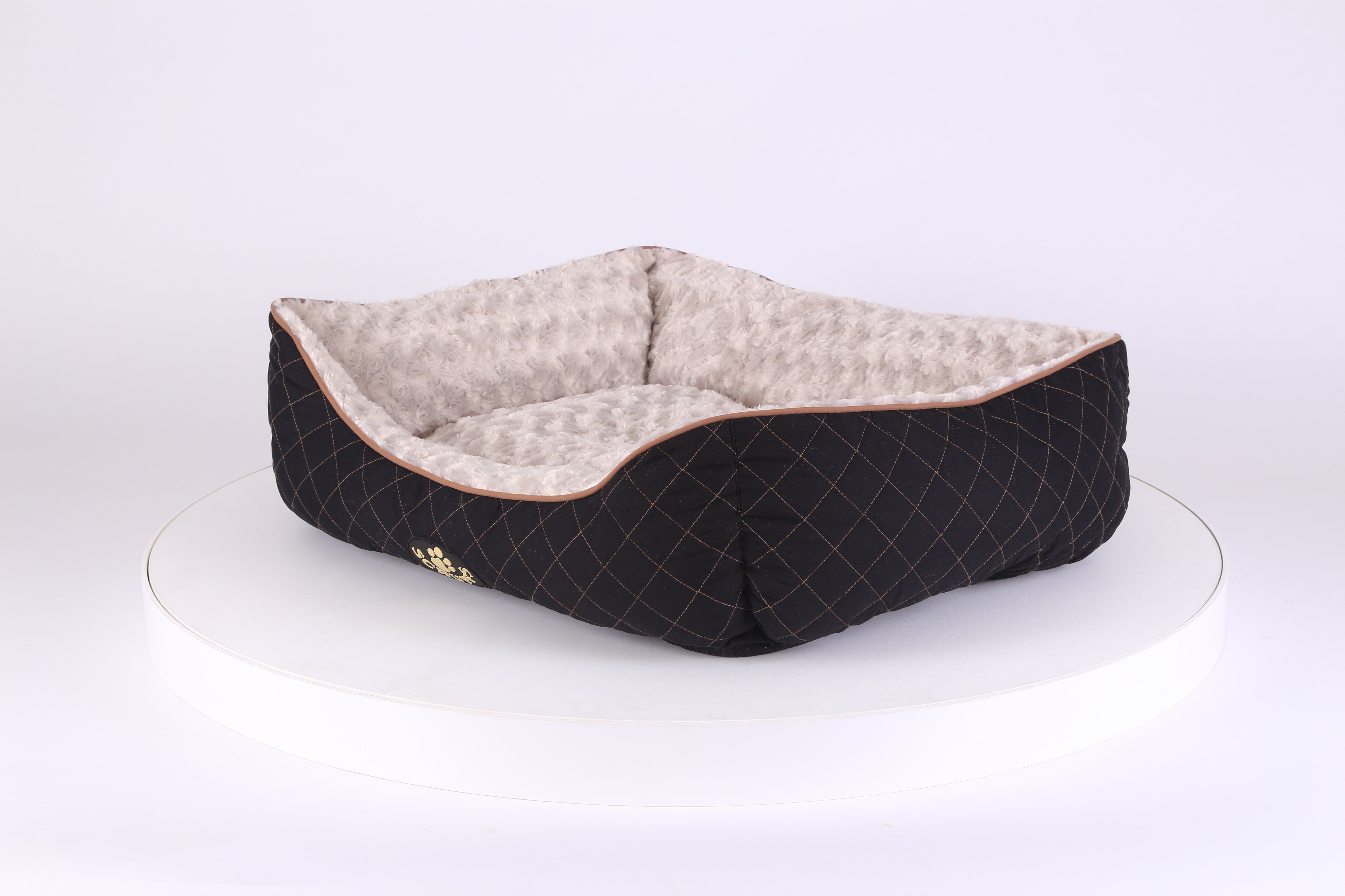 Wilton Box Dog Bed - Black Dog Bed Scruffs® 