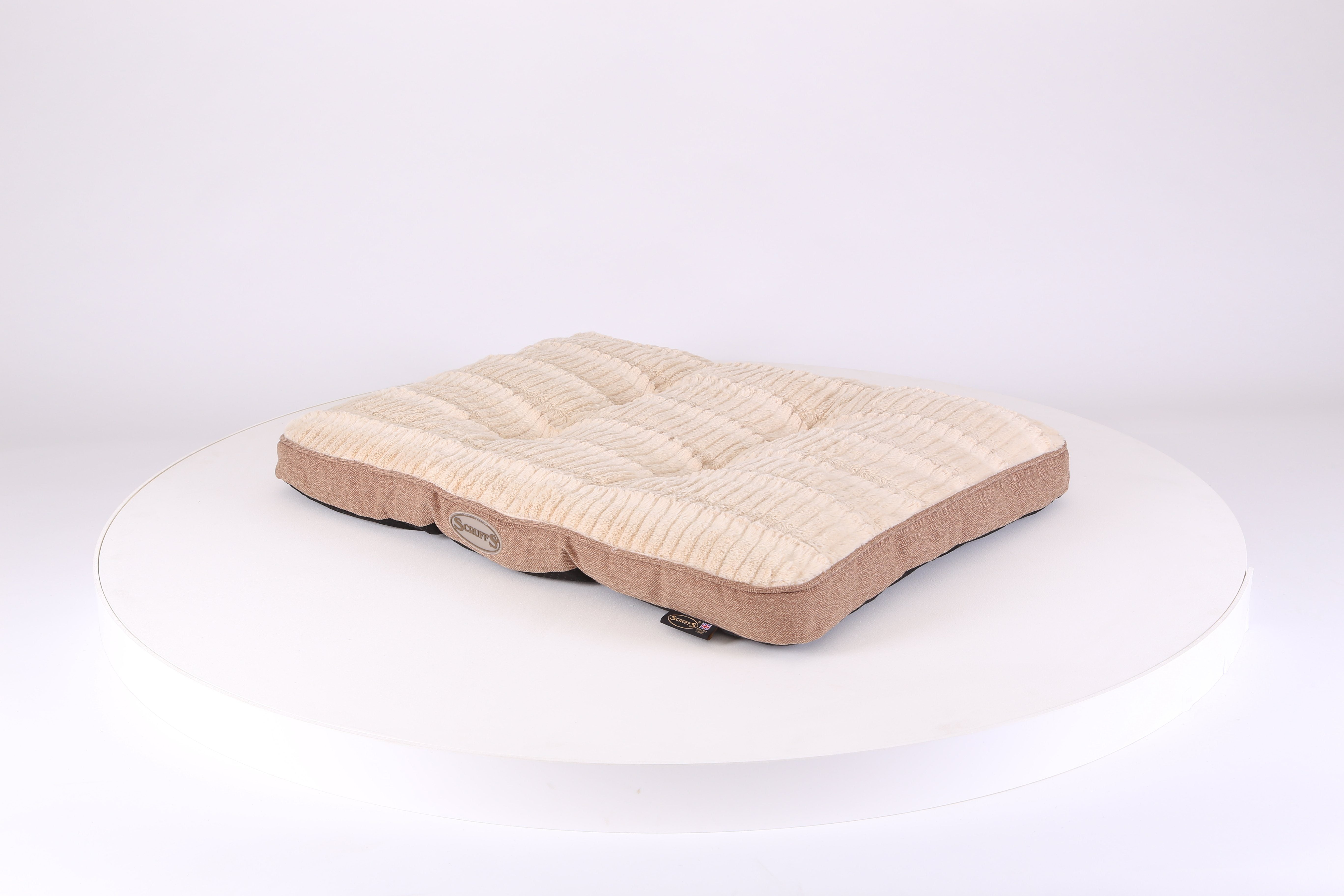 Ellen Dog Mattress - Tan Dog Bed Scruffs® 