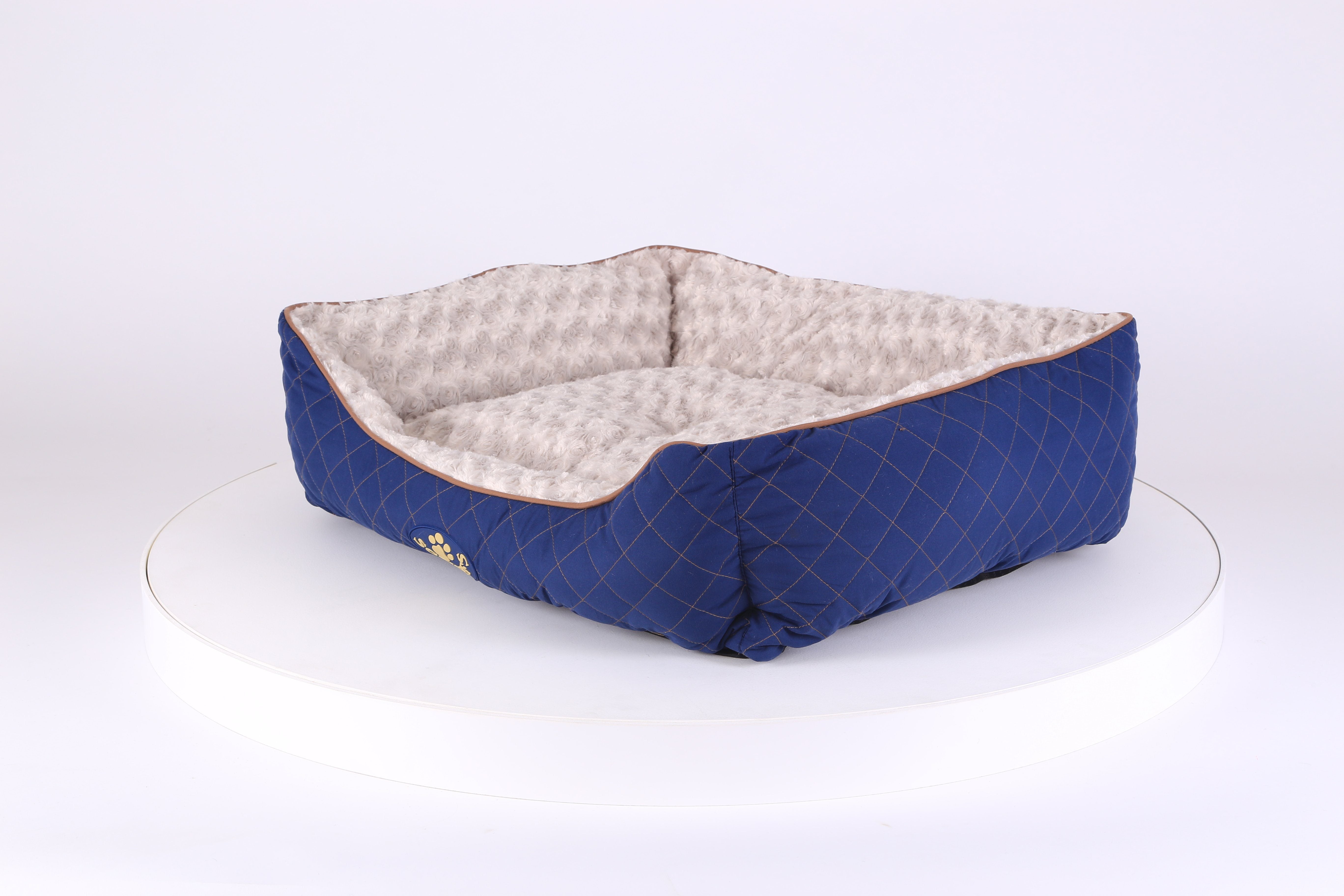 Wilton Box Dog Bed - Blue Dog Bed Scruffs® 