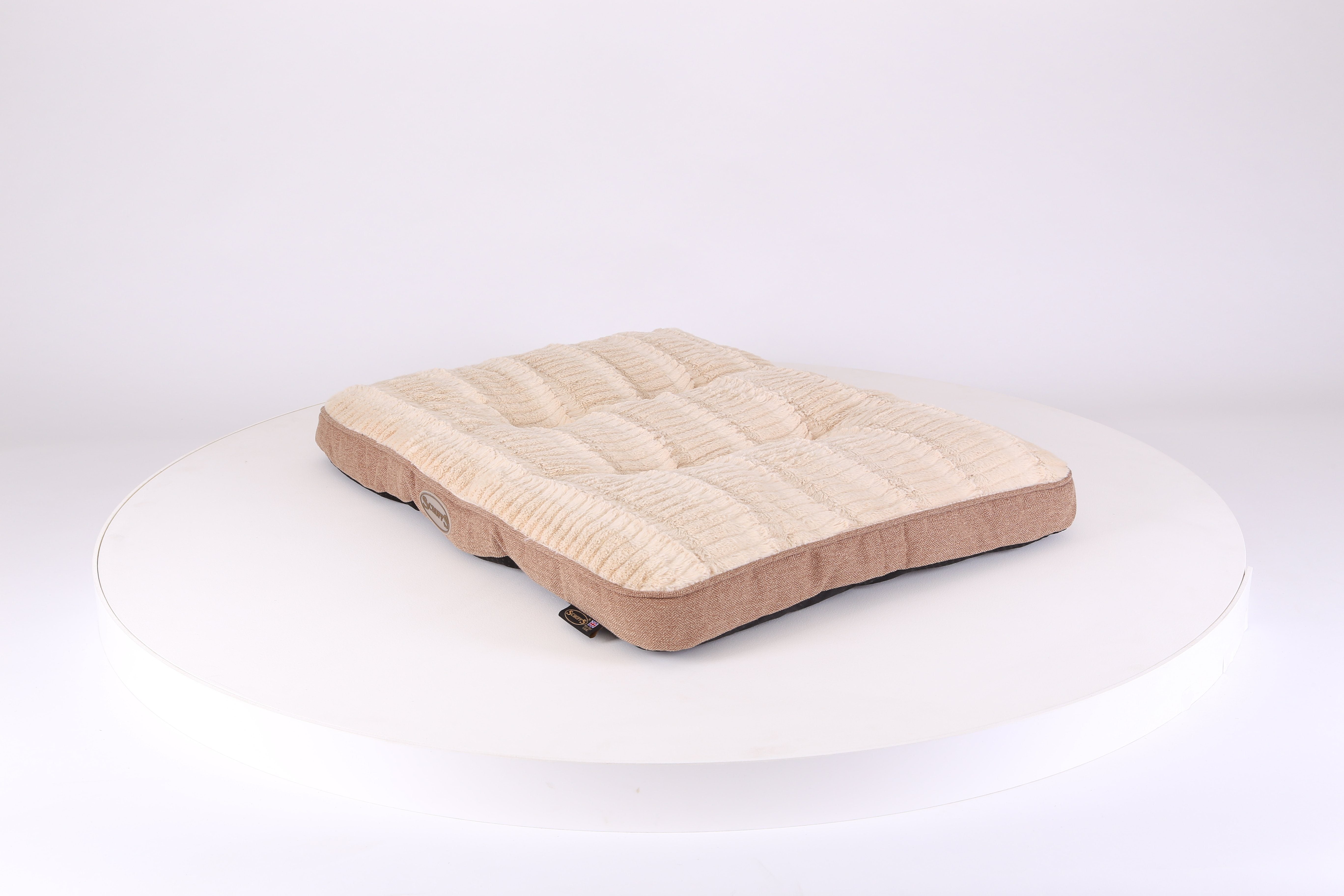 Ellen Dog Mattress - Tan Dog Bed Scruffs® 