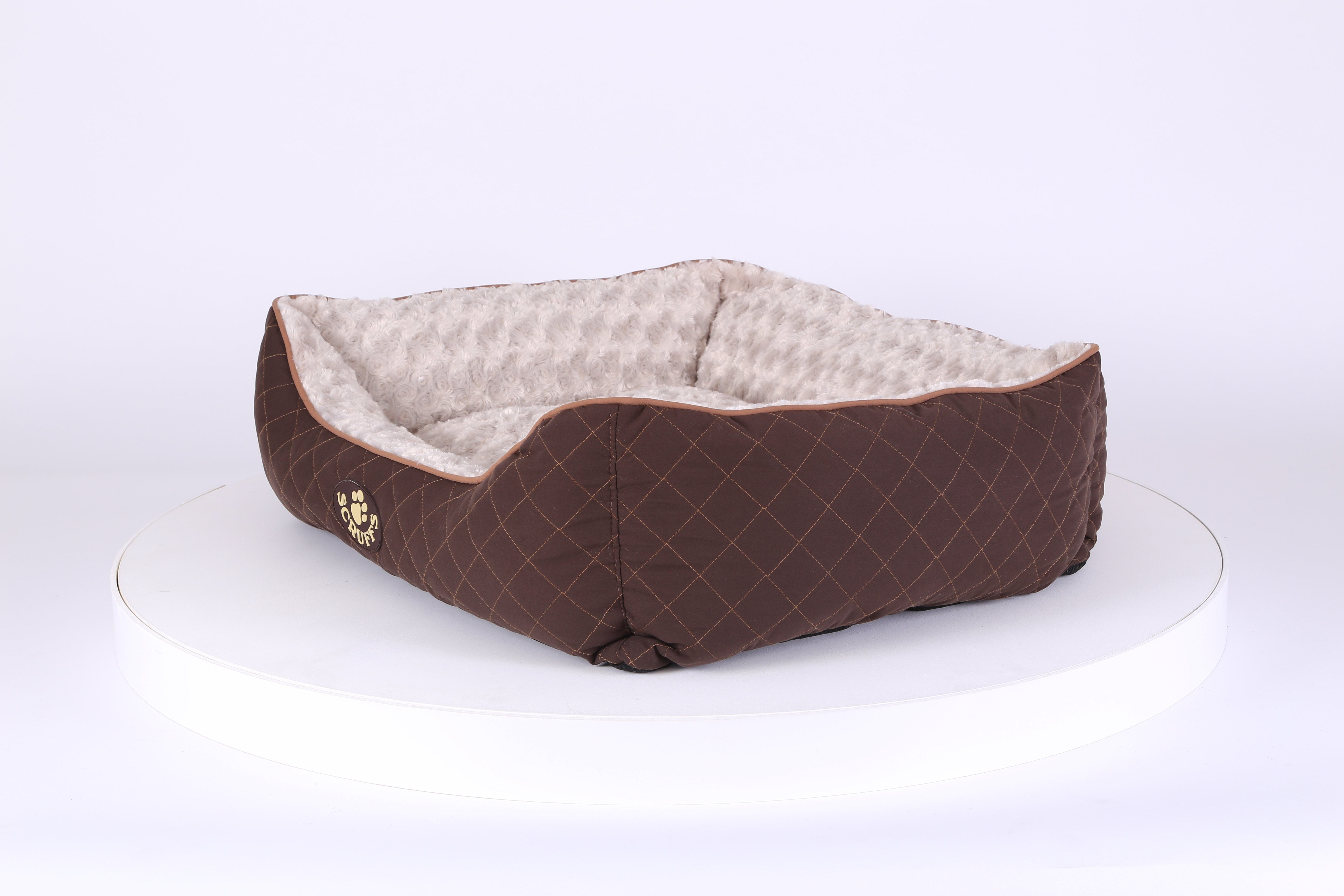 Wilton Box Dog Bed - Brown Dog Bed Scruffs® 