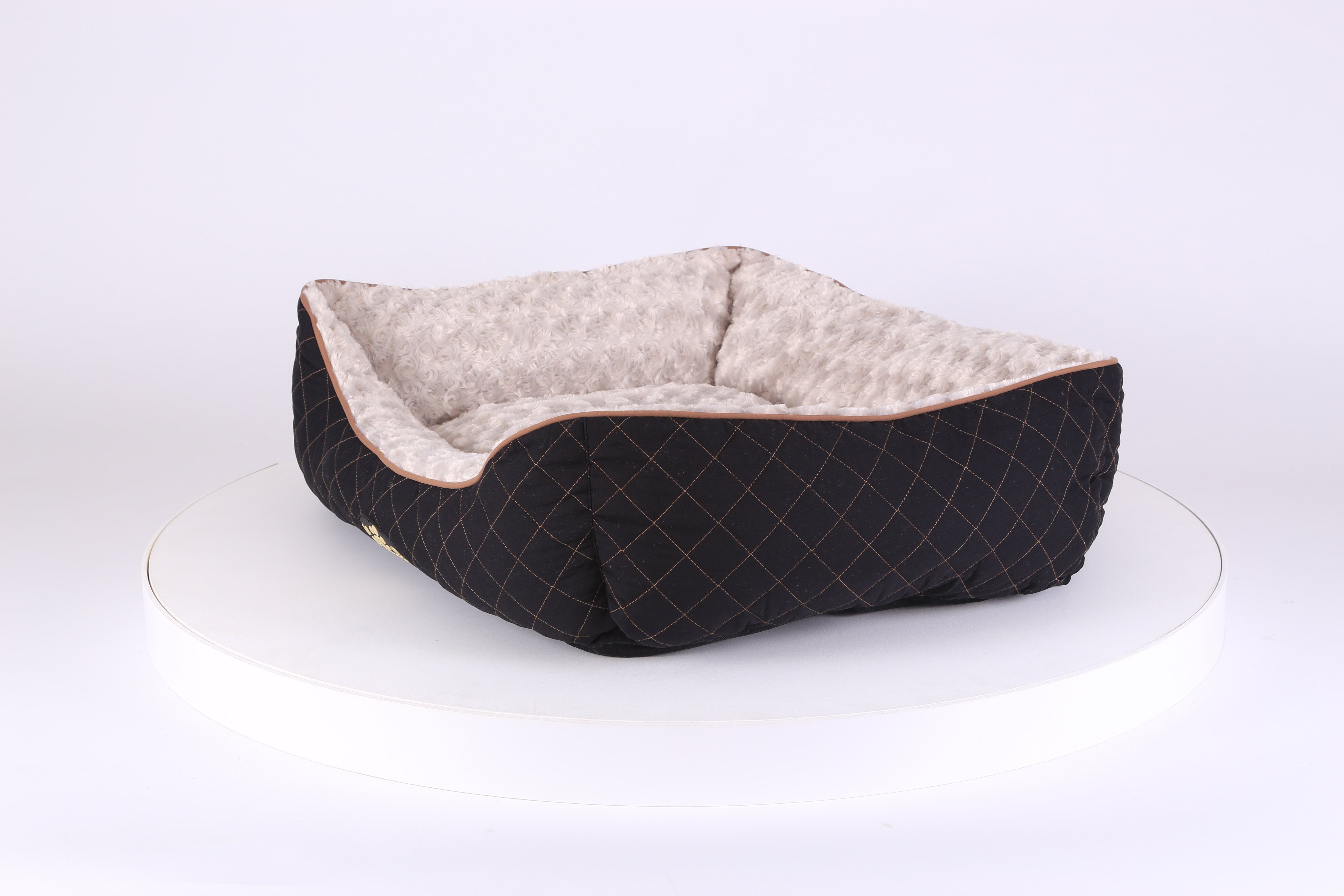 Wilton Box Dog Bed - Black Dog Bed Scruffs® 