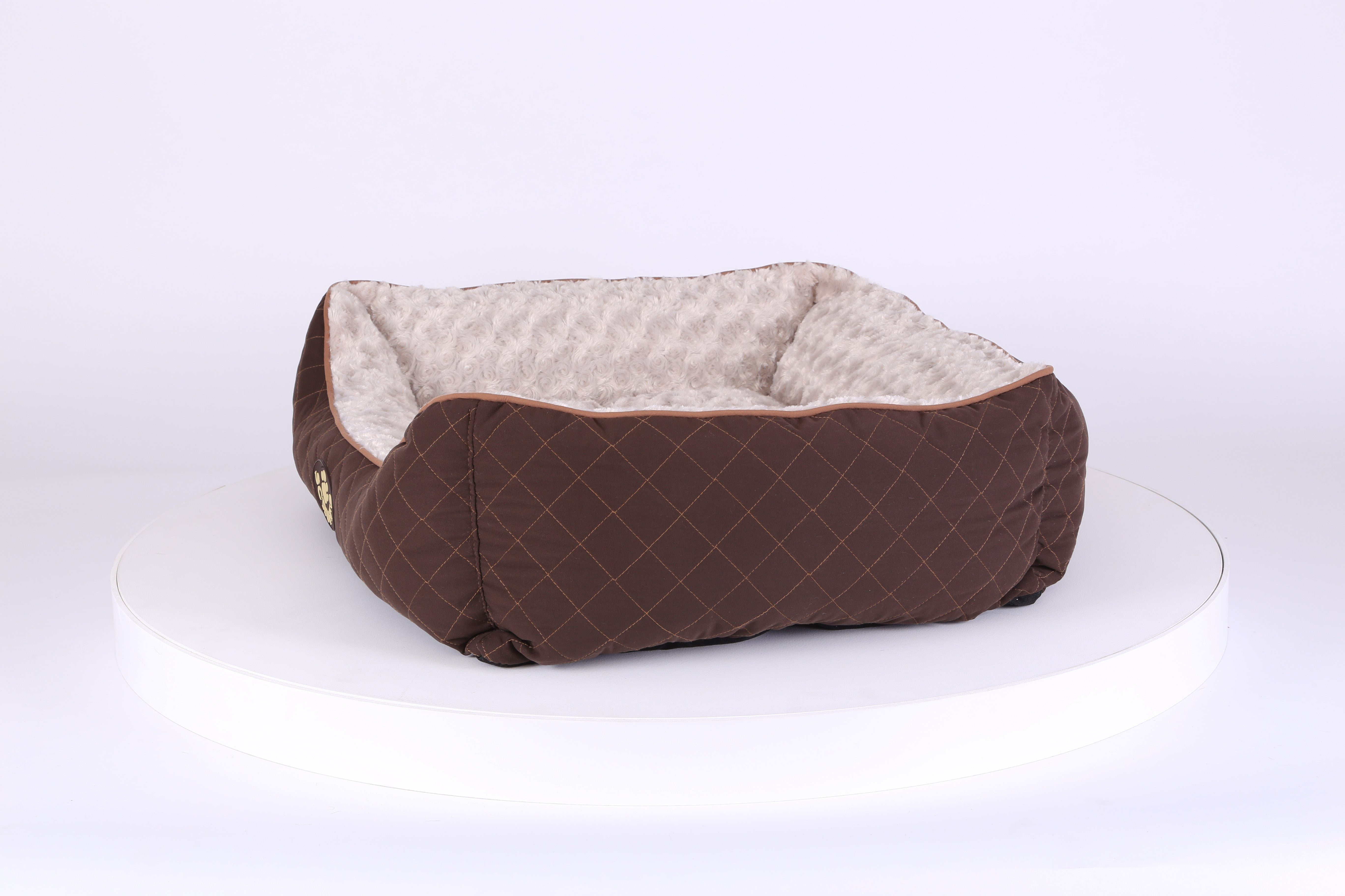 Wilton Box Dog Bed - Brown Dog Bed Scruffs® 