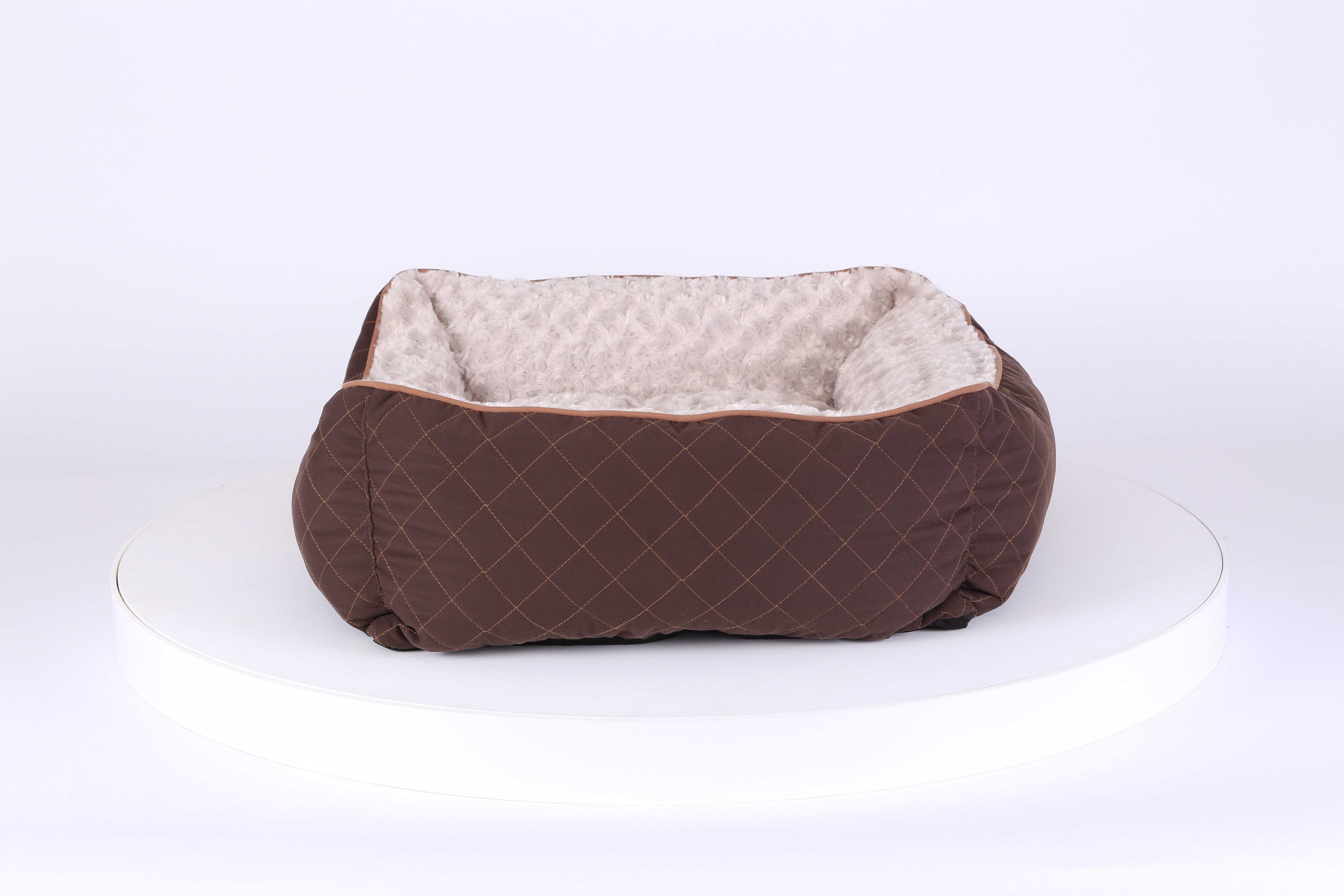 Wilton Box Dog Bed - Brown Dog Bed Scruffs® 