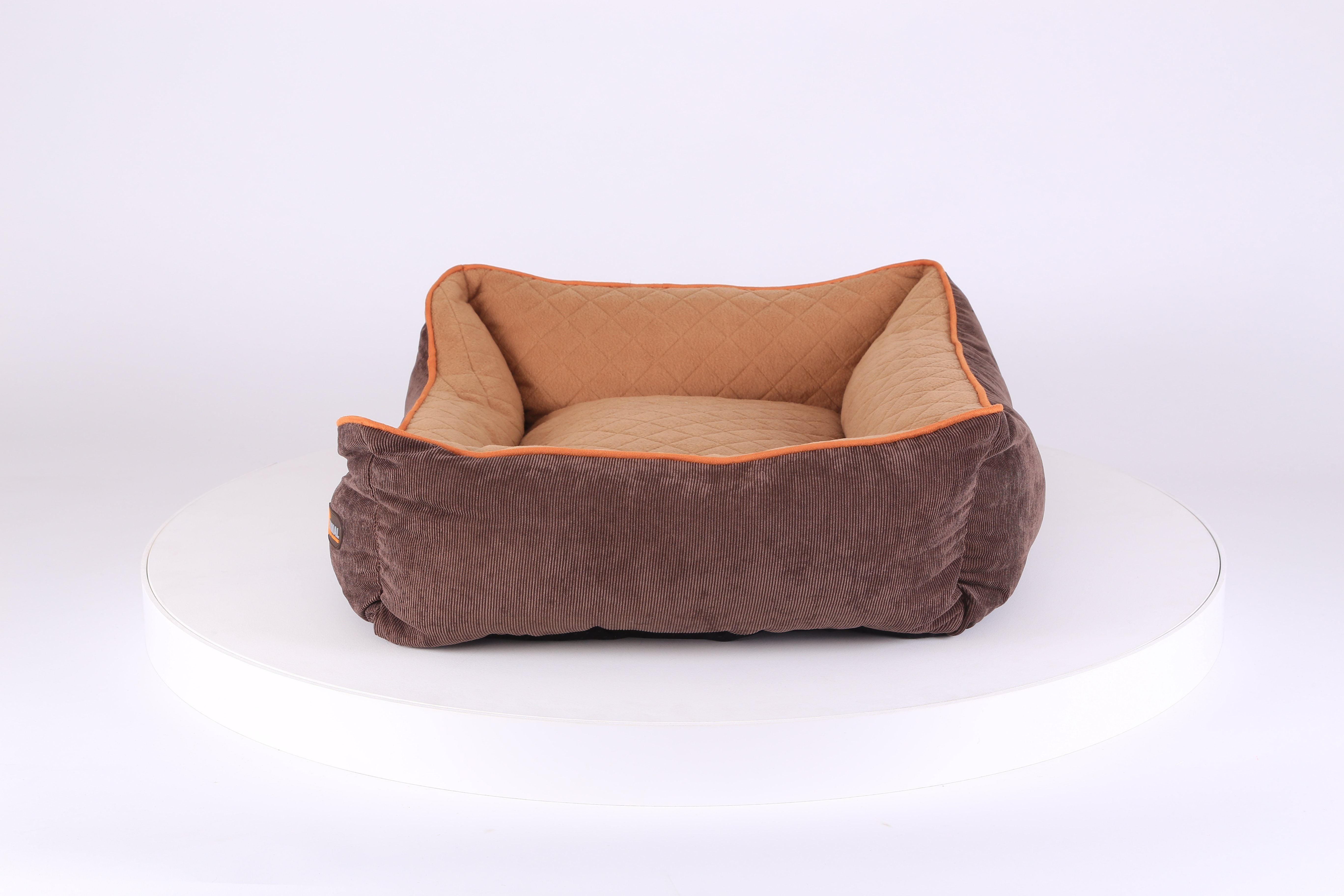 Thermal Box Bed - Brown & Tan Dog Bed Scruffs® 