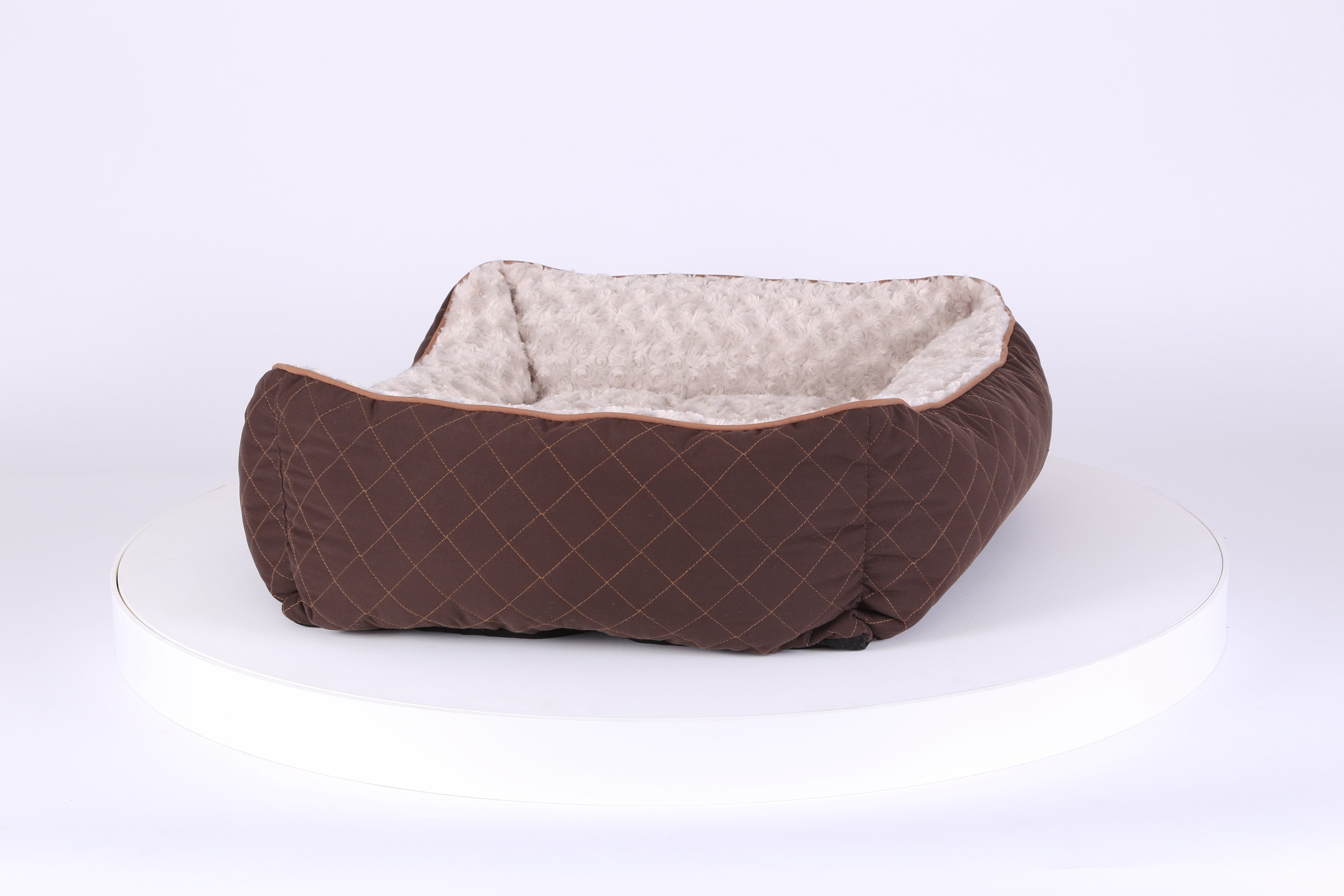 Wilton Box Dog Bed - Brown Dog Bed Scruffs® 