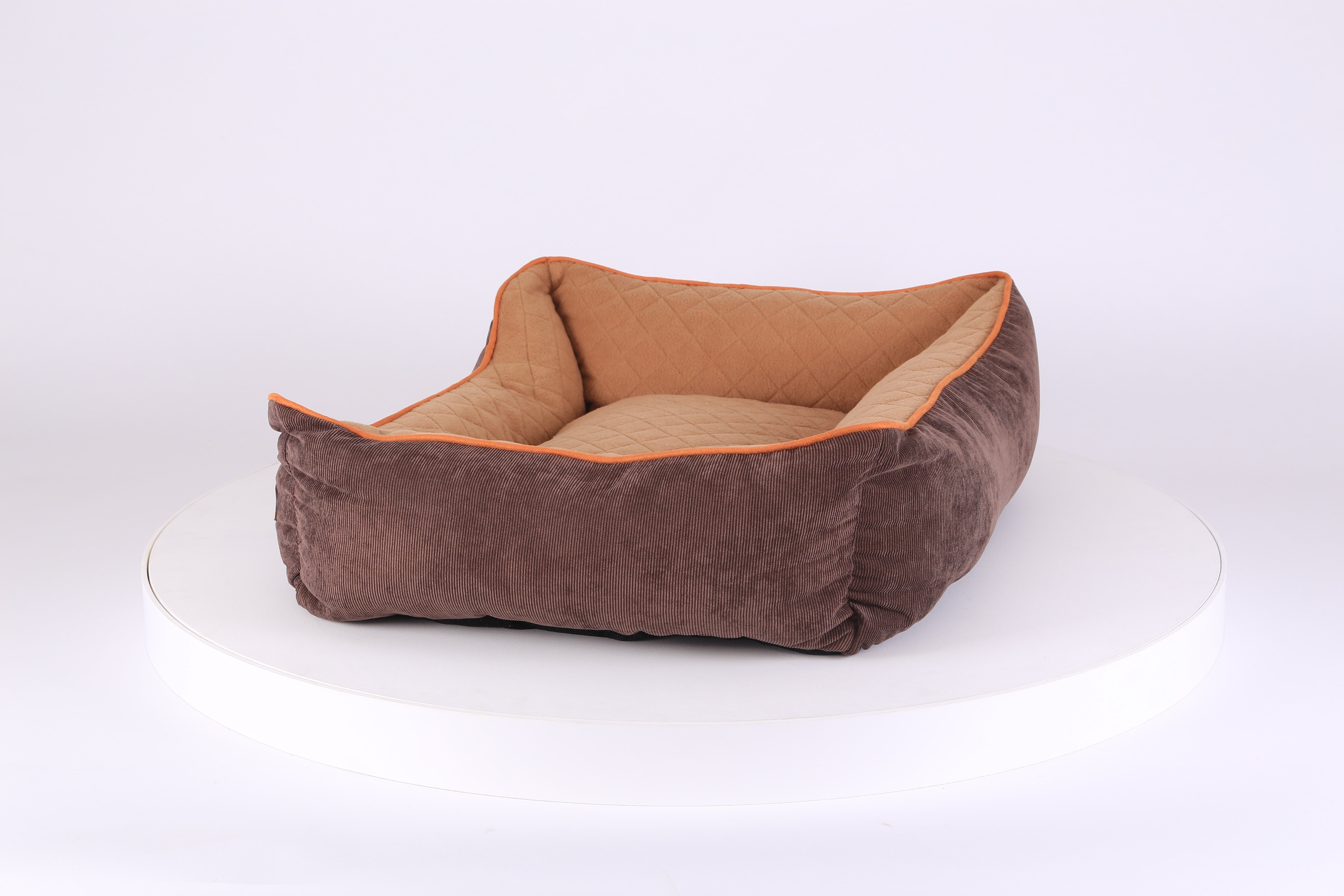 Thermal Box Bed - Brown & Tan Dog Bed Scruffs® 