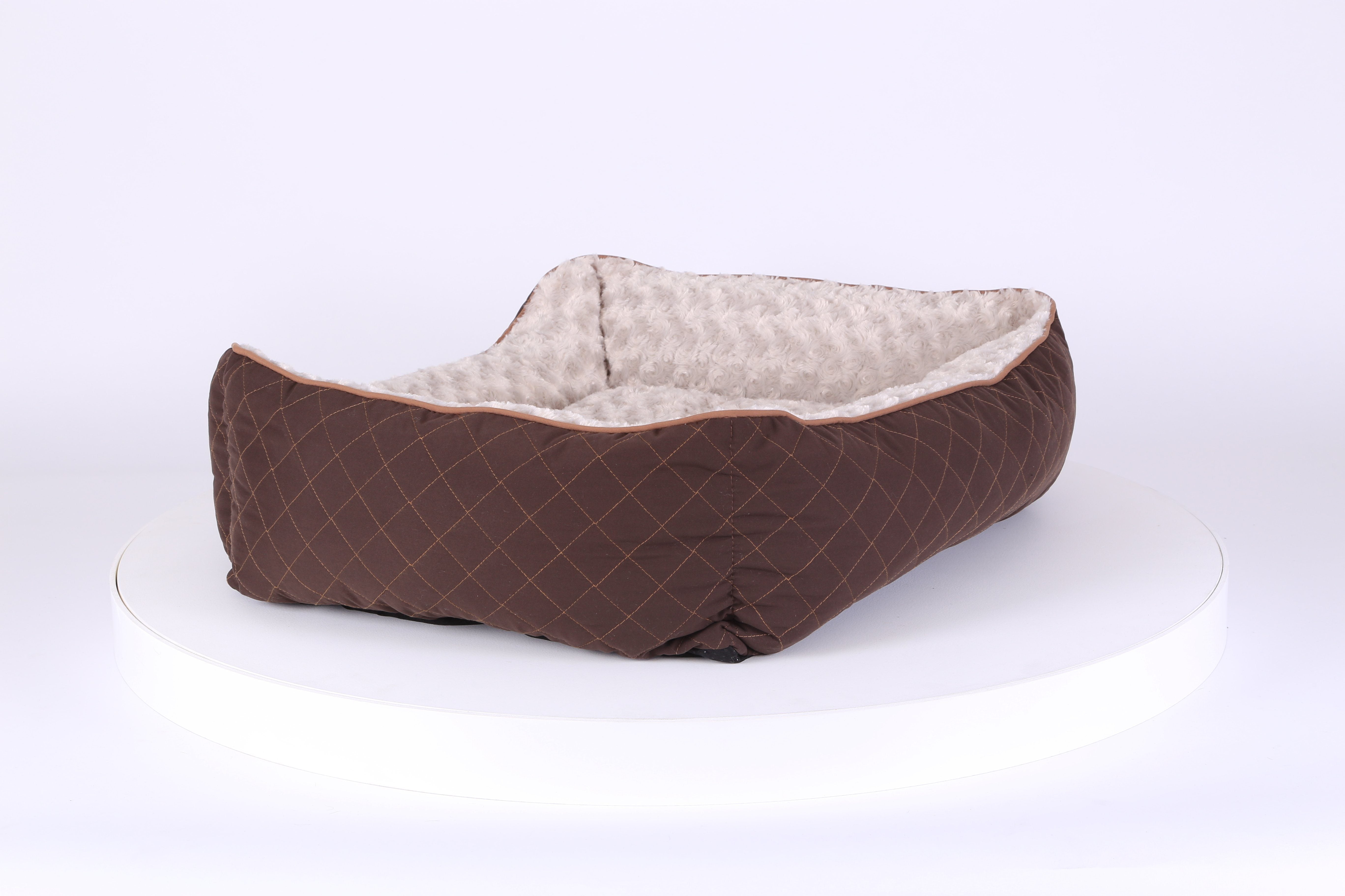 Wilton Box Dog Bed - Brown Dog Bed Scruffs® 