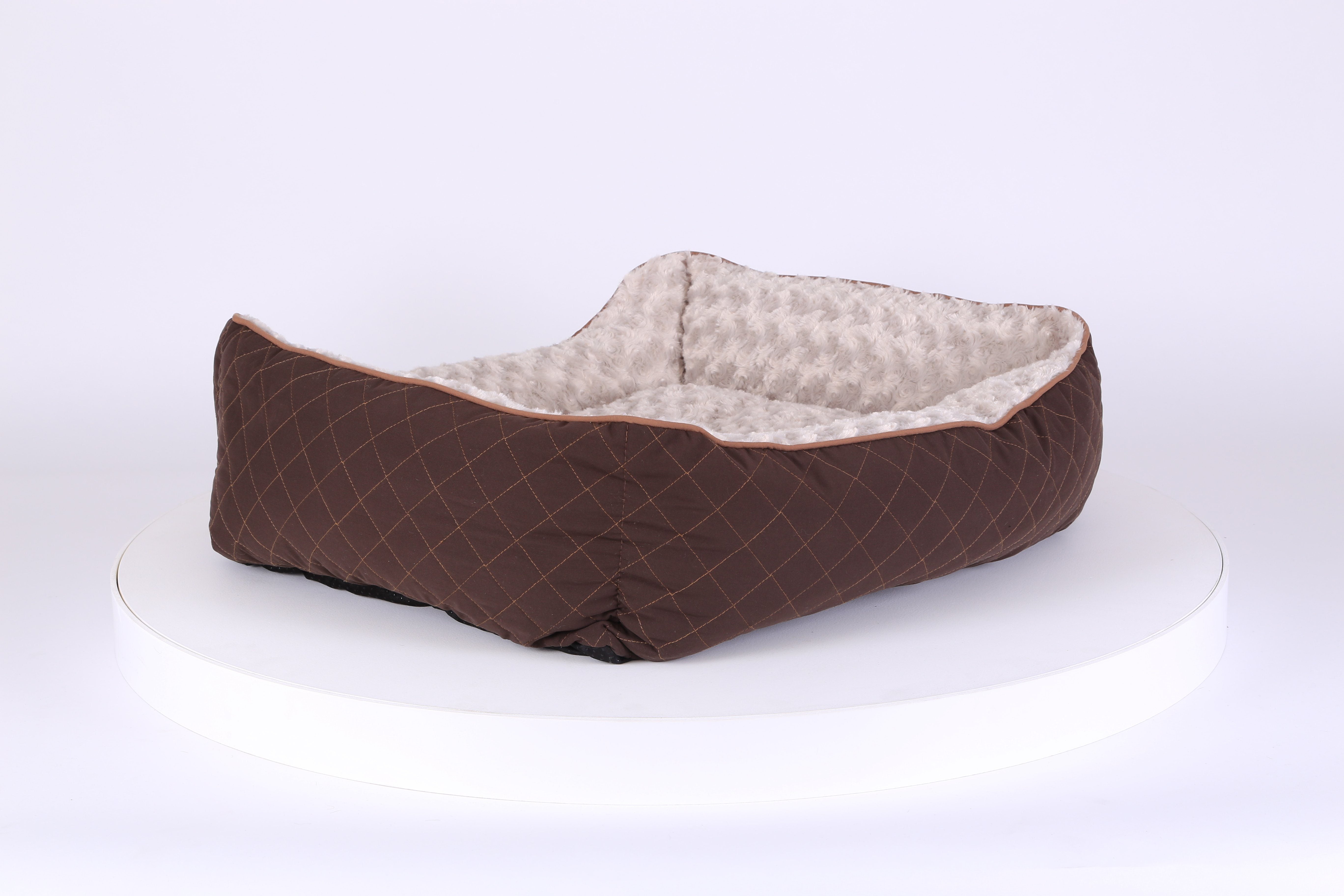 Wilton Box Dog Bed - Brown Dog Bed Scruffs® 