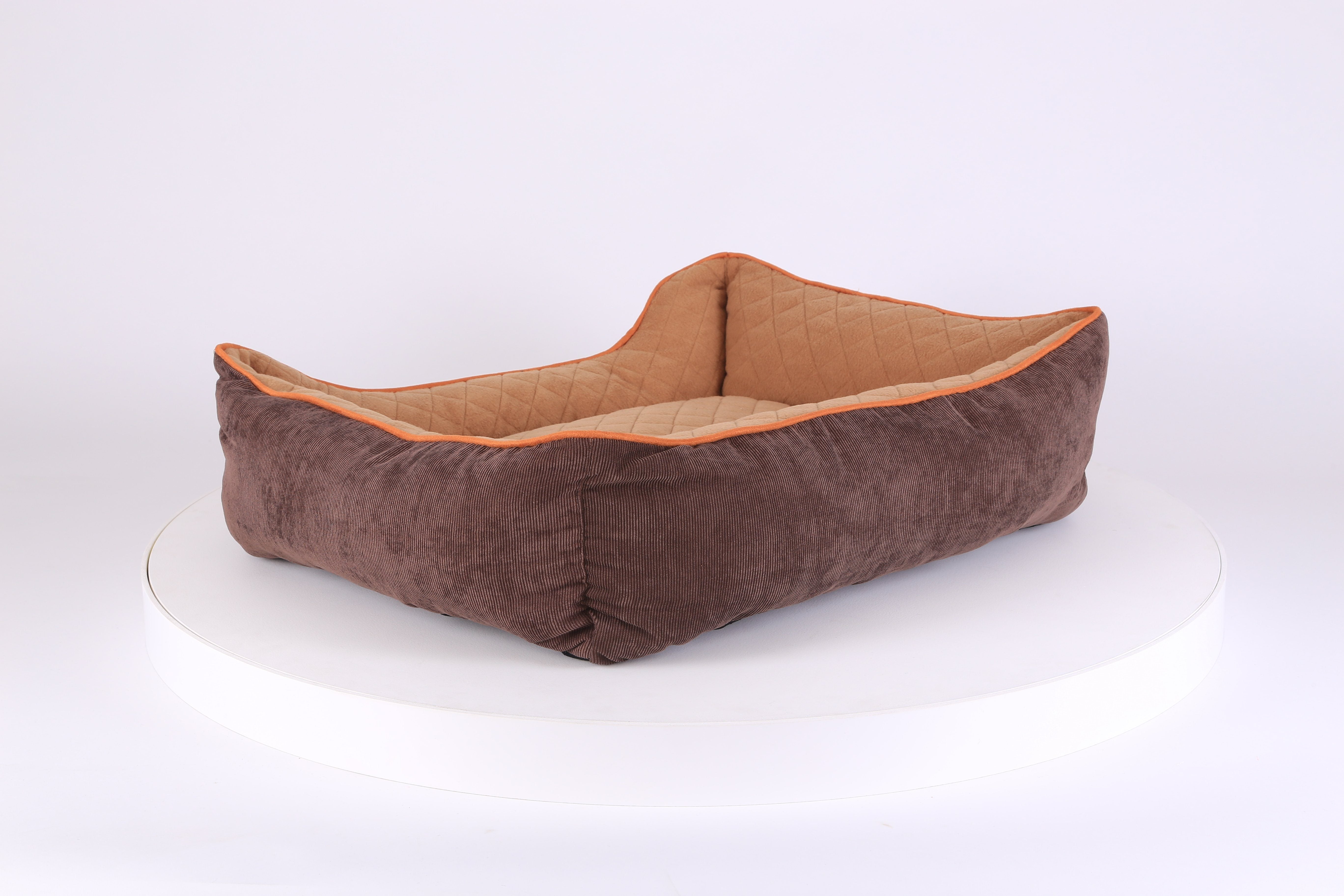 Thermal Box Bed - Brown & Tan Dog Bed Scruffs® 
