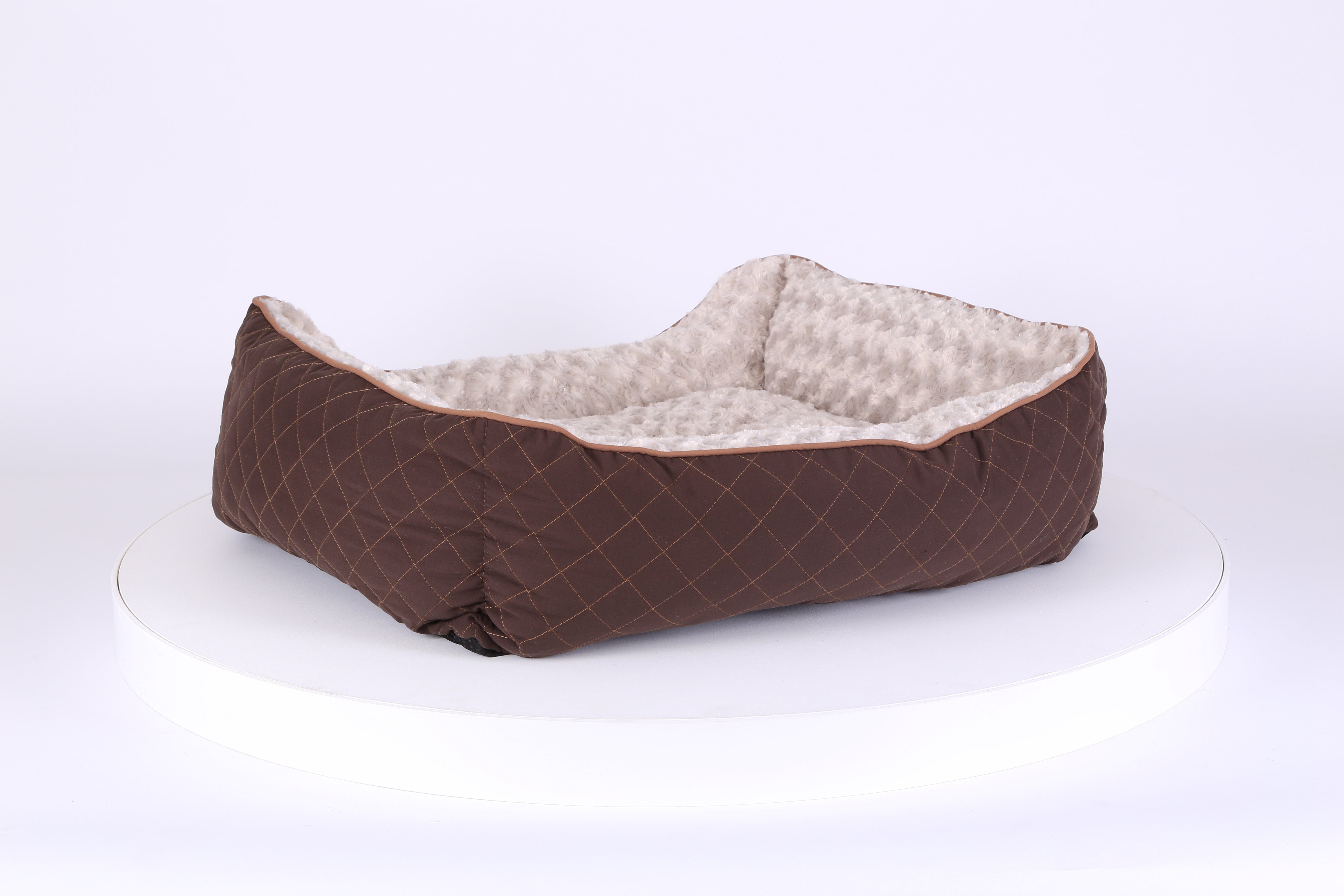 Wilton Box Dog Bed - Brown Dog Bed Scruffs® 