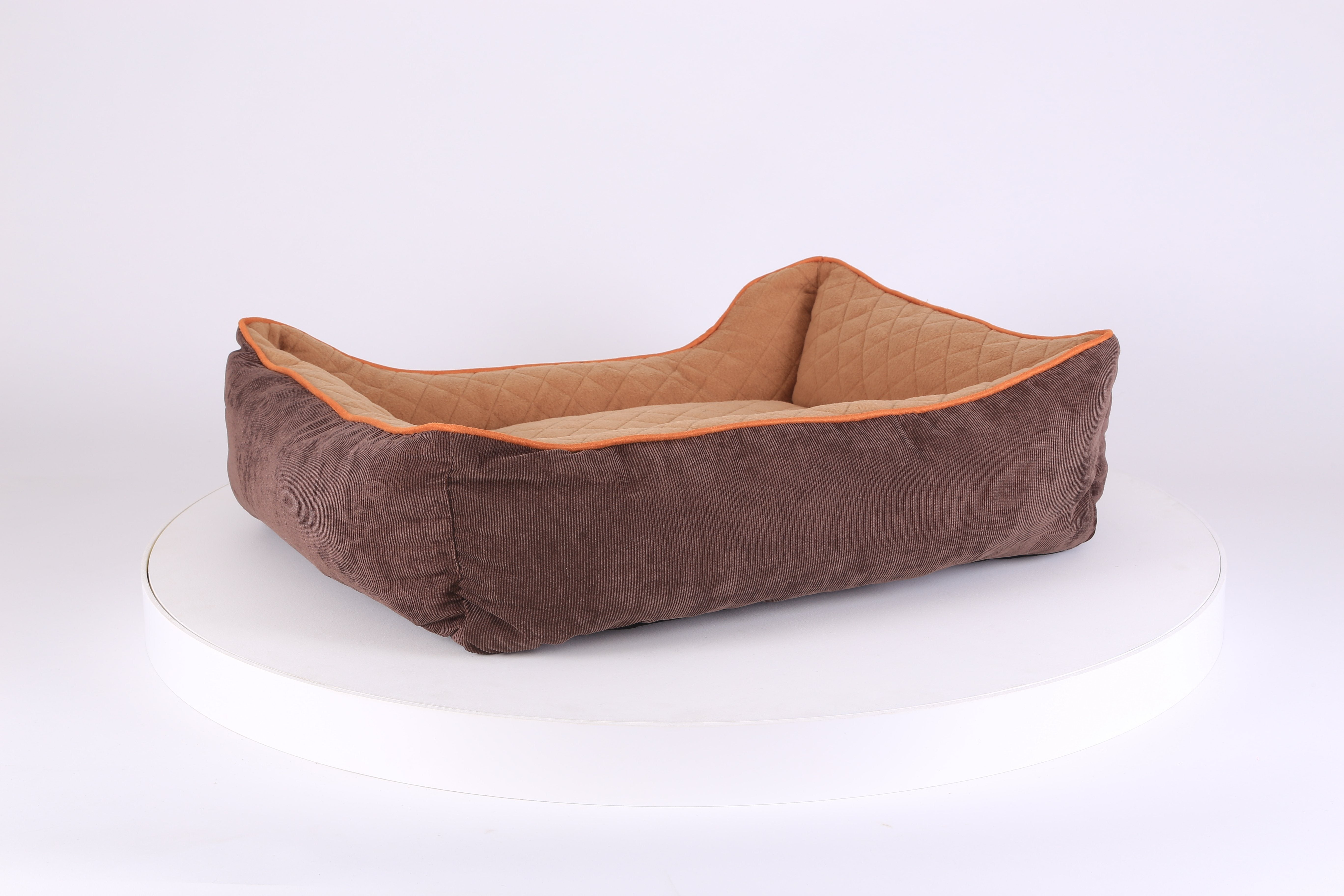 Thermal Box Bed - Brown & Tan Dog Bed Scruffs® 