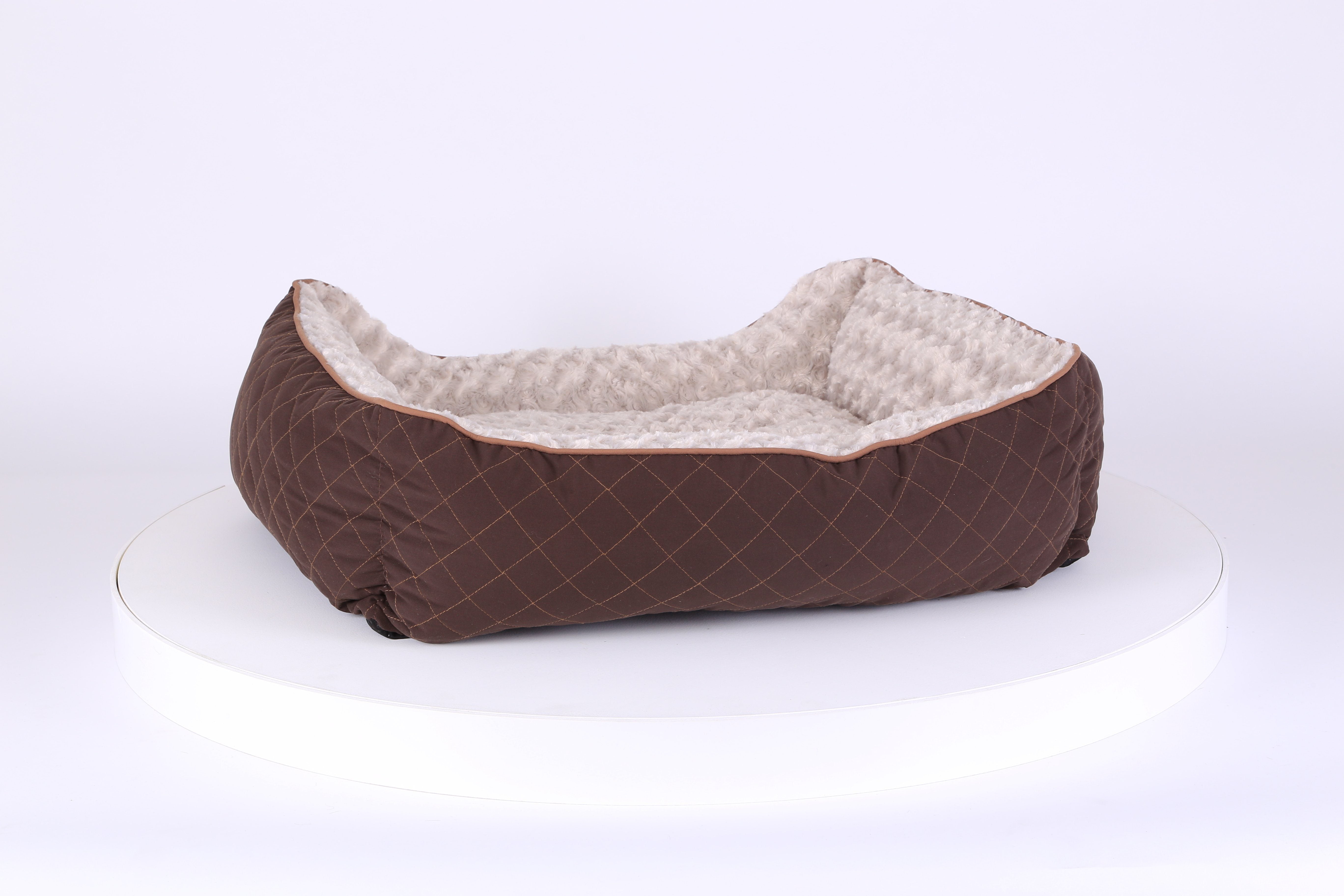 Wilton Box Dog Bed - Brown Dog Bed Scruffs® 
