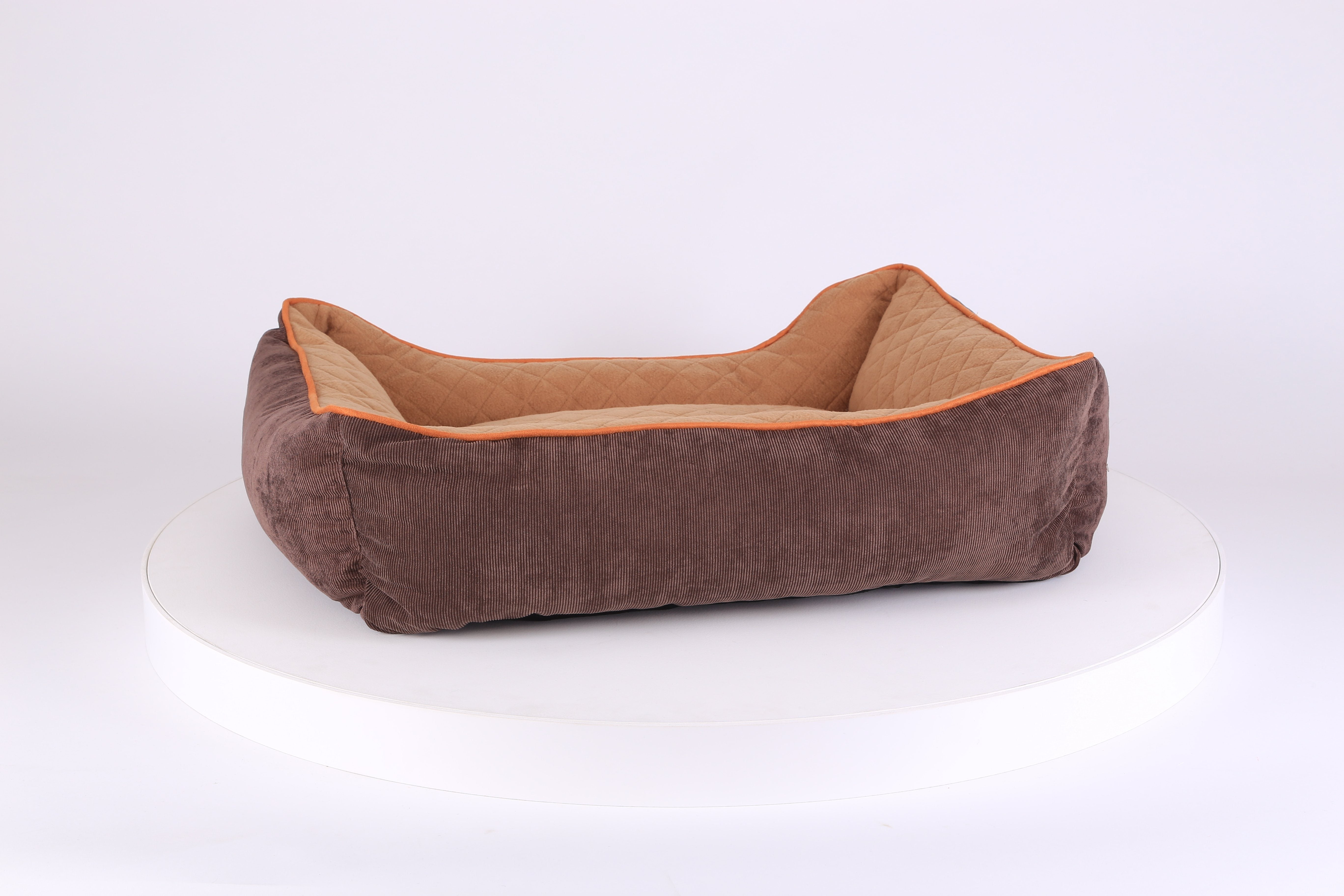 Thermal Box Bed - Brown & Tan Dog Bed Scruffs® 