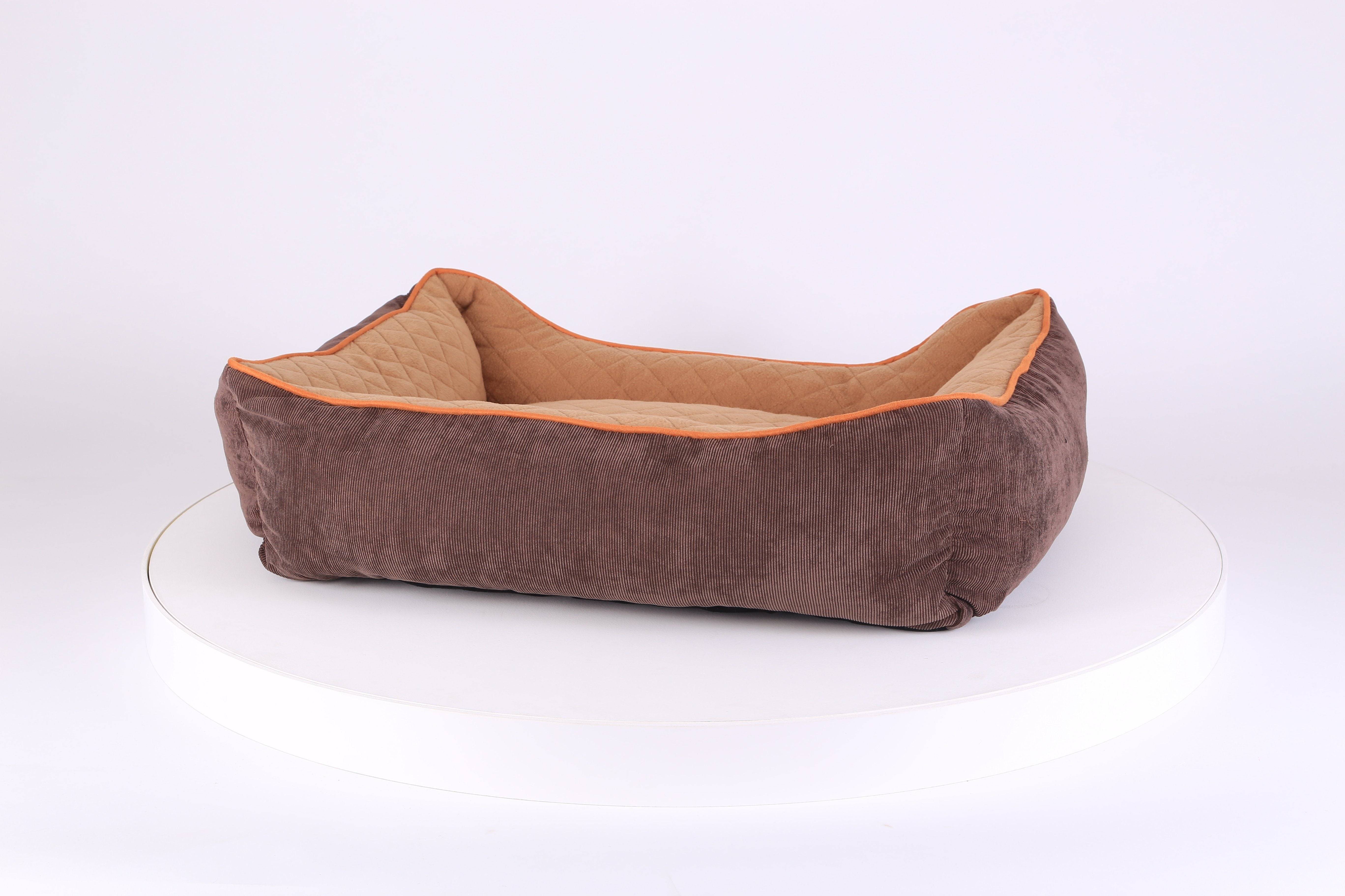 Thermal Box Bed - Brown & Tan Dog Bed Scruffs® 
