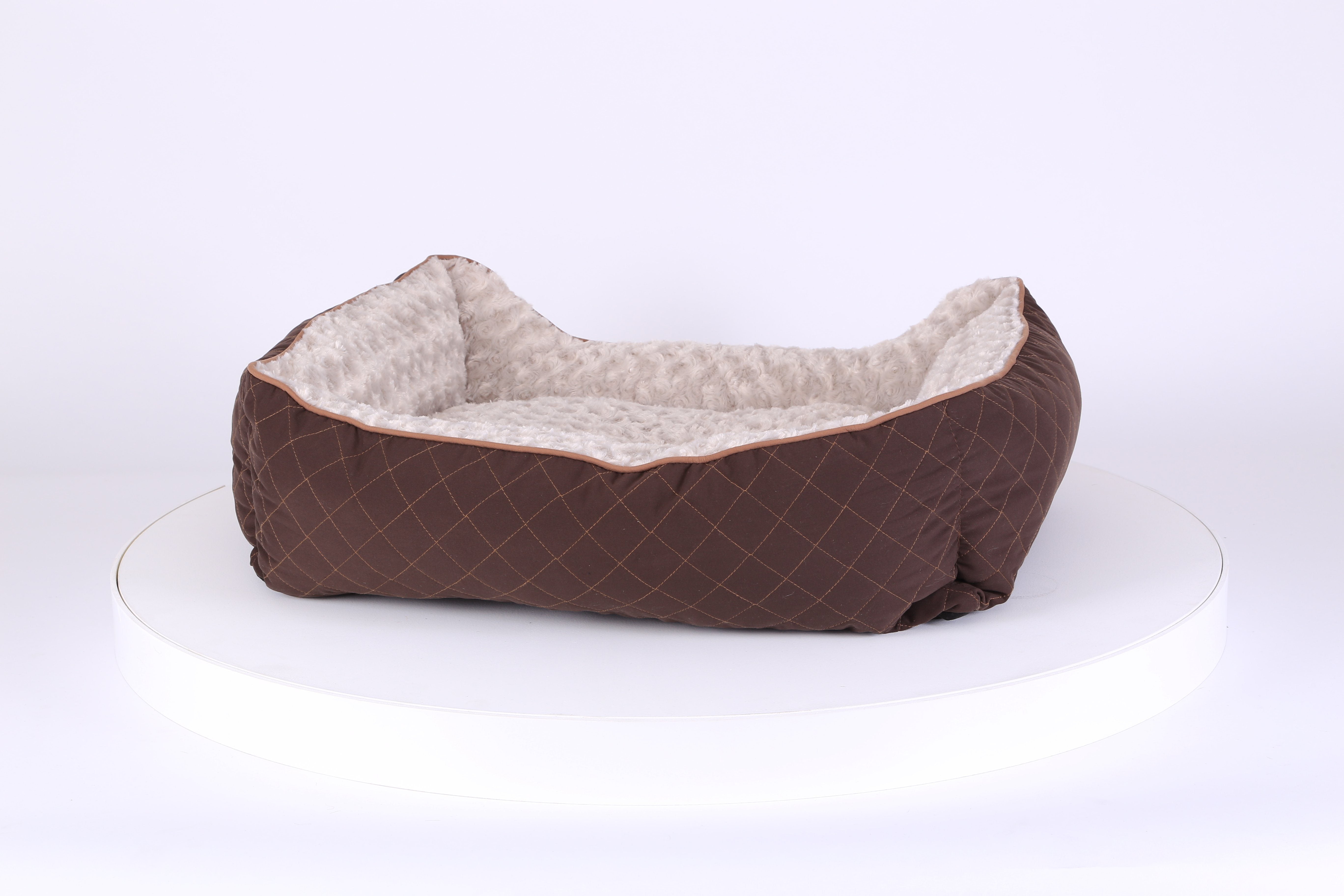 Wilton Box Dog Bed - Brown Dog Bed Scruffs® 