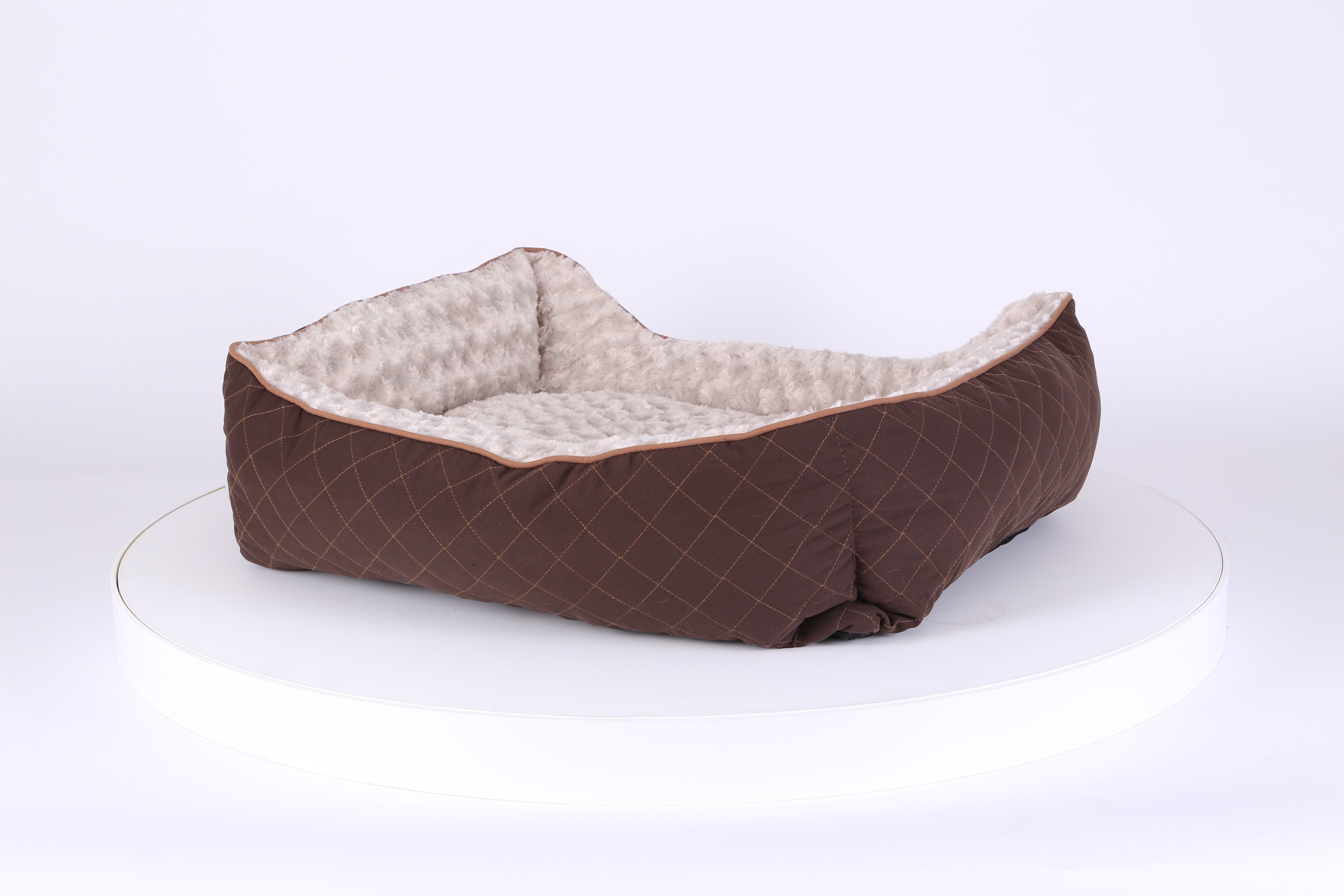 Wilton Box Dog Bed - Brown Dog Bed Scruffs® 
