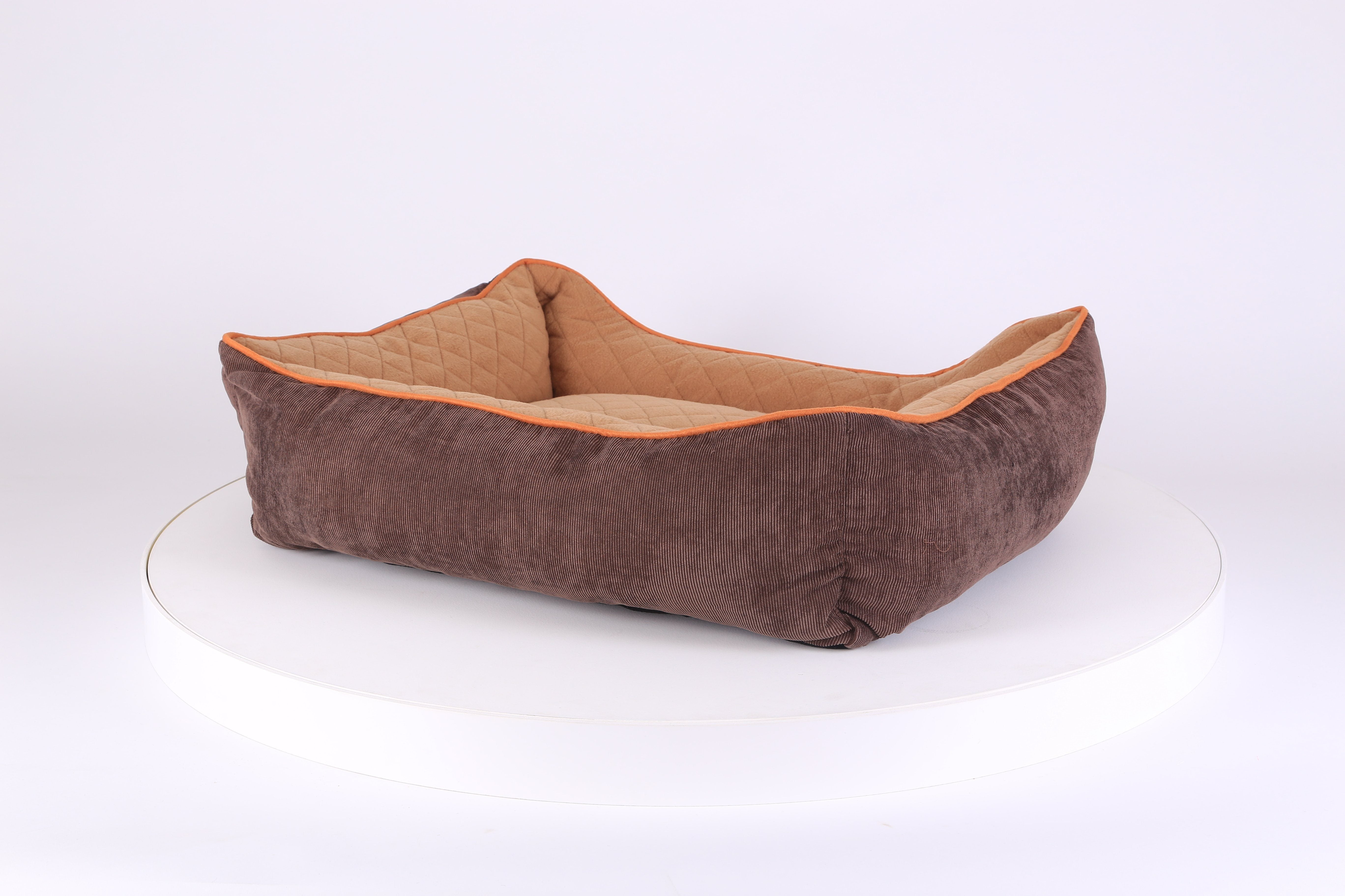 Thermal Box Bed - Brown & Tan Dog Bed Scruffs® 