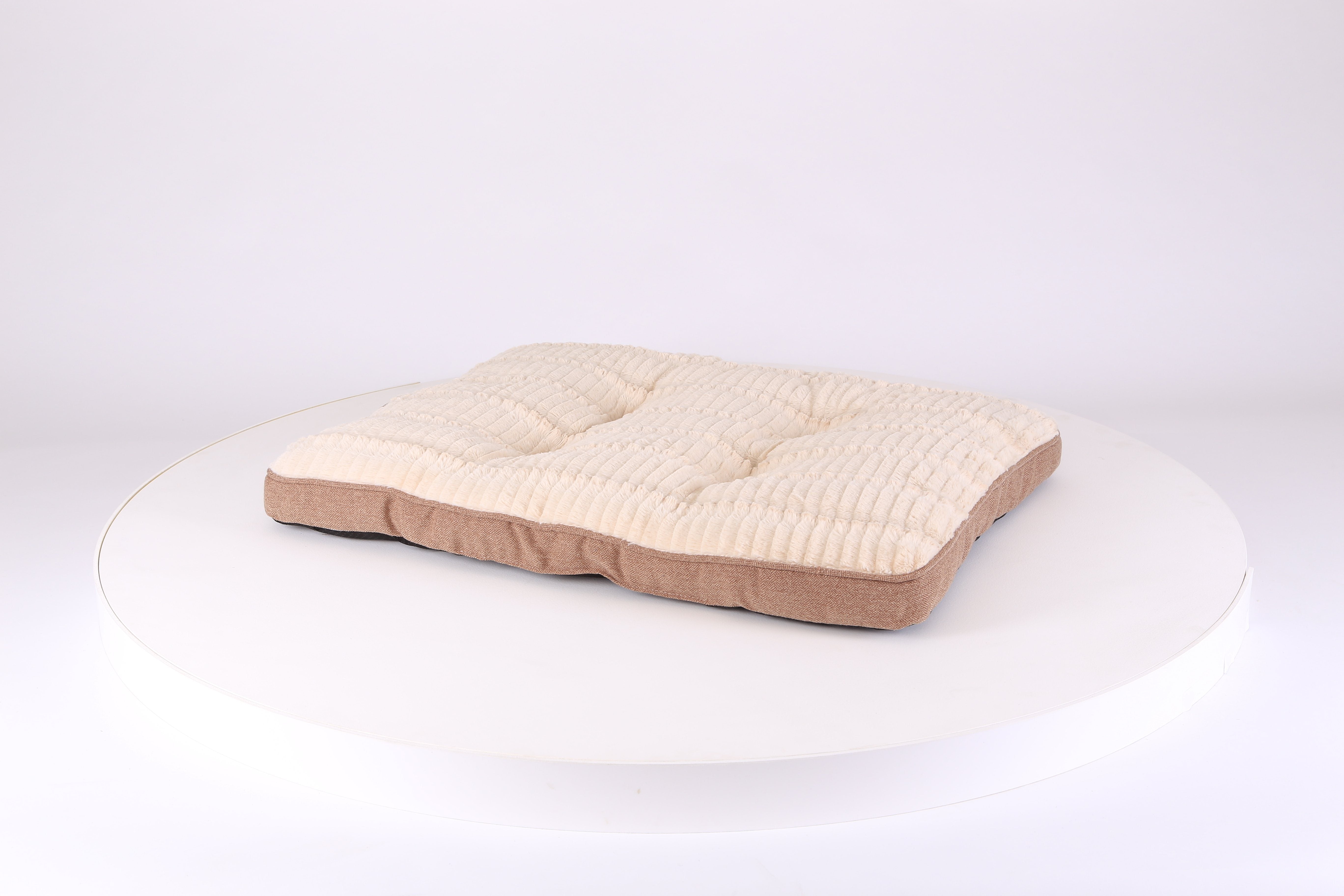 Ellen Dog Mattress - Tan Dog Bed Scruffs® 