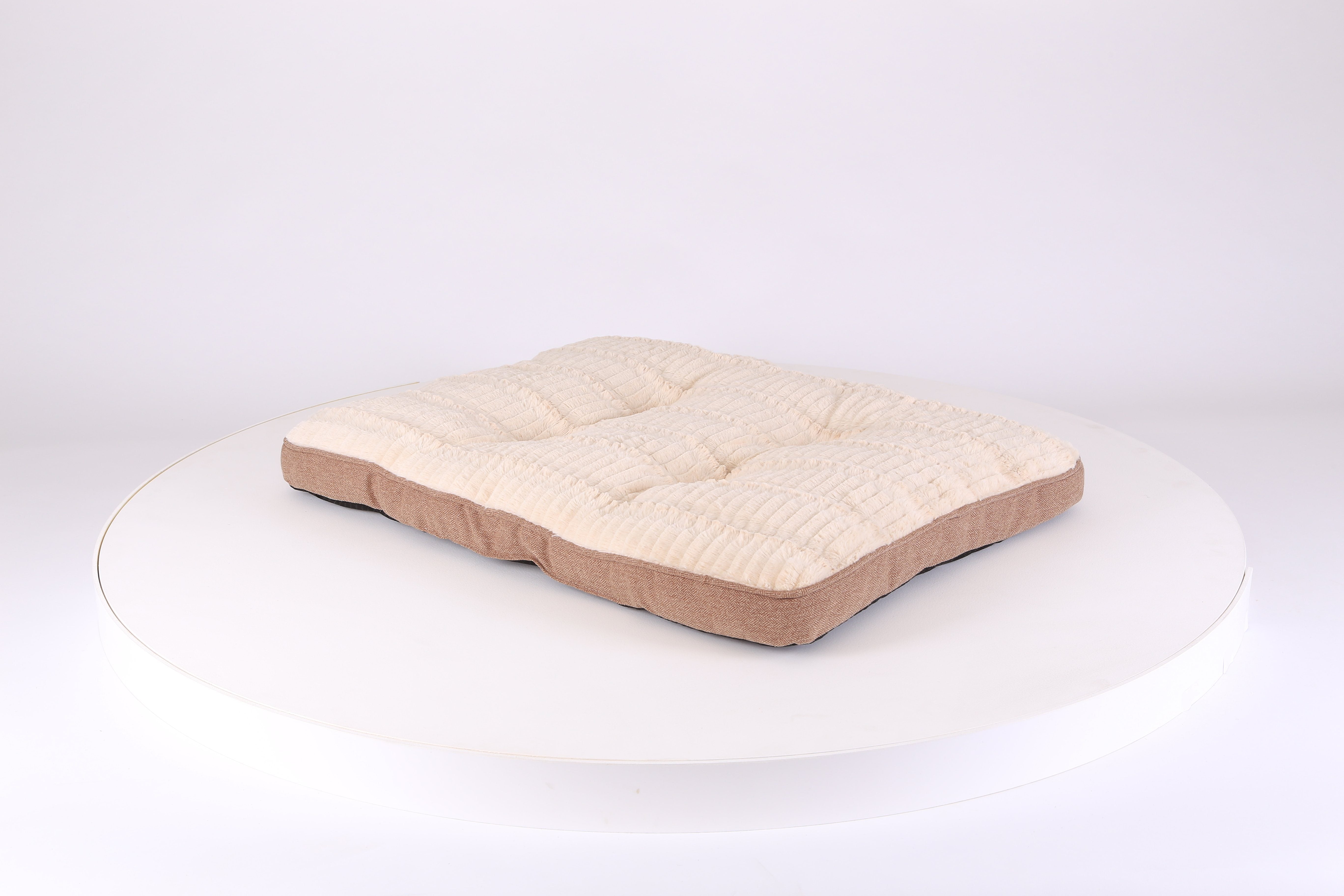 Ellen Dog Mattress - Tan Dog Bed Scruffs® 