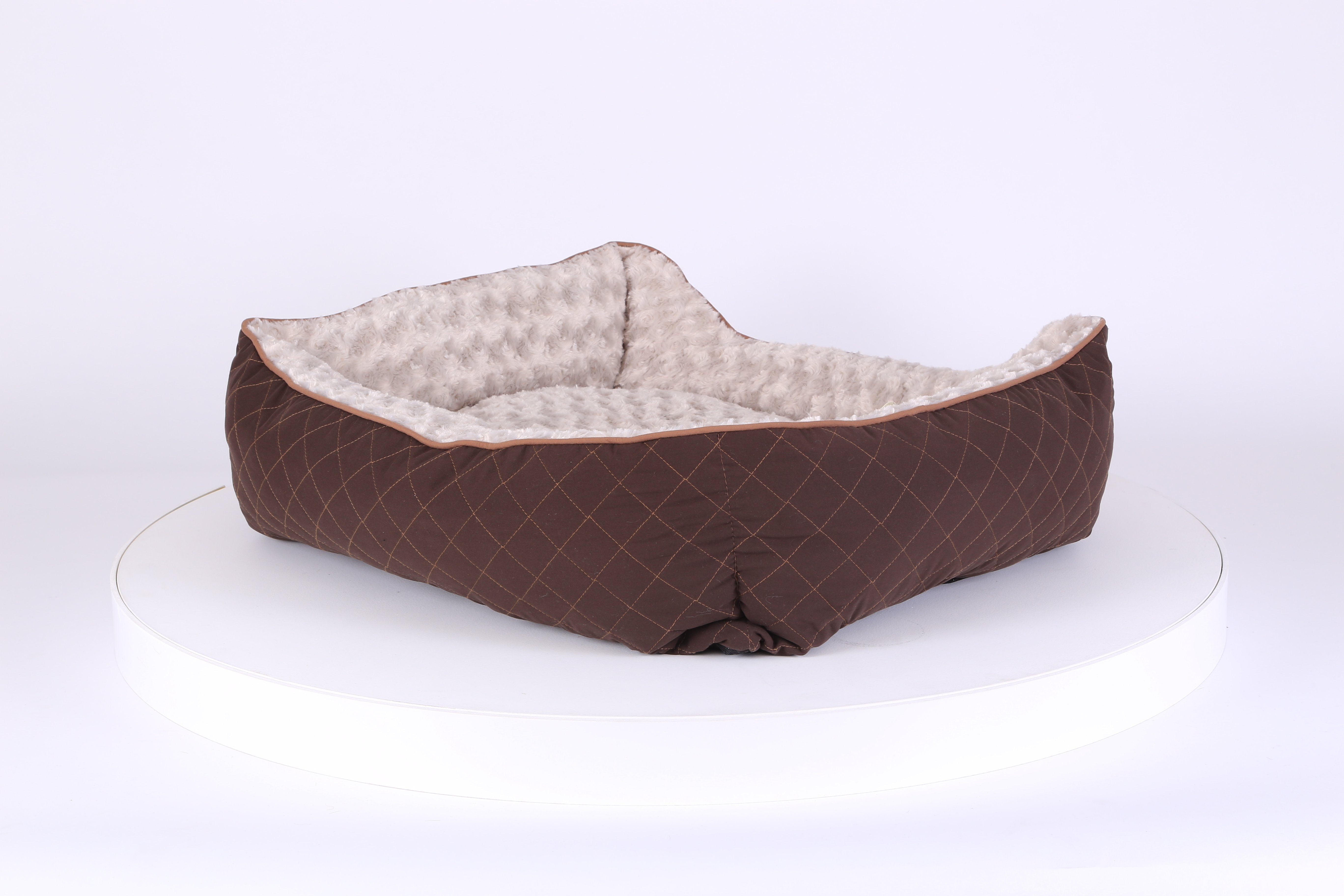 Wilton Box Dog Bed - Brown Dog Bed Scruffs® 