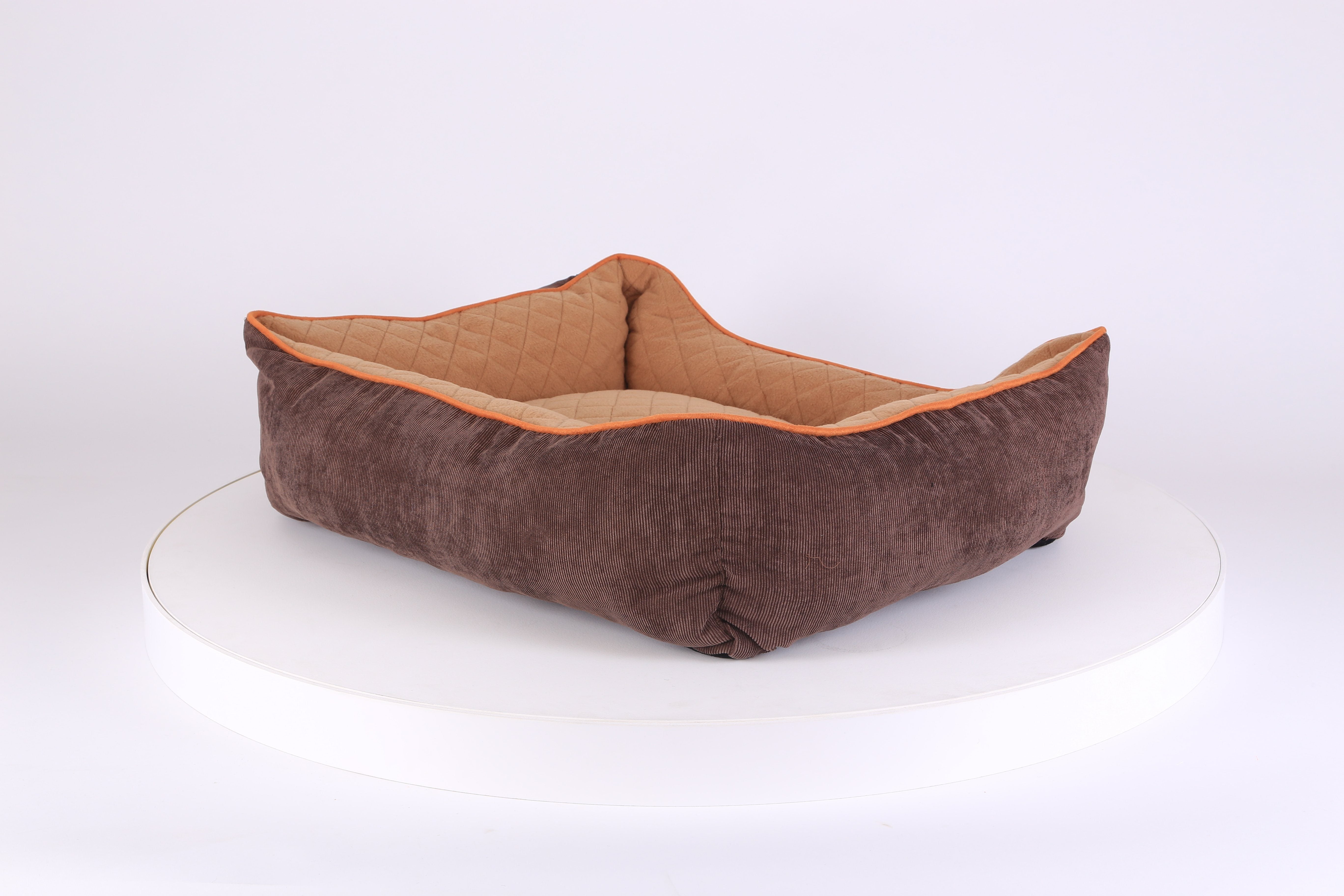 Thermal Box Bed - Brown & Tan Dog Bed Scruffs® 